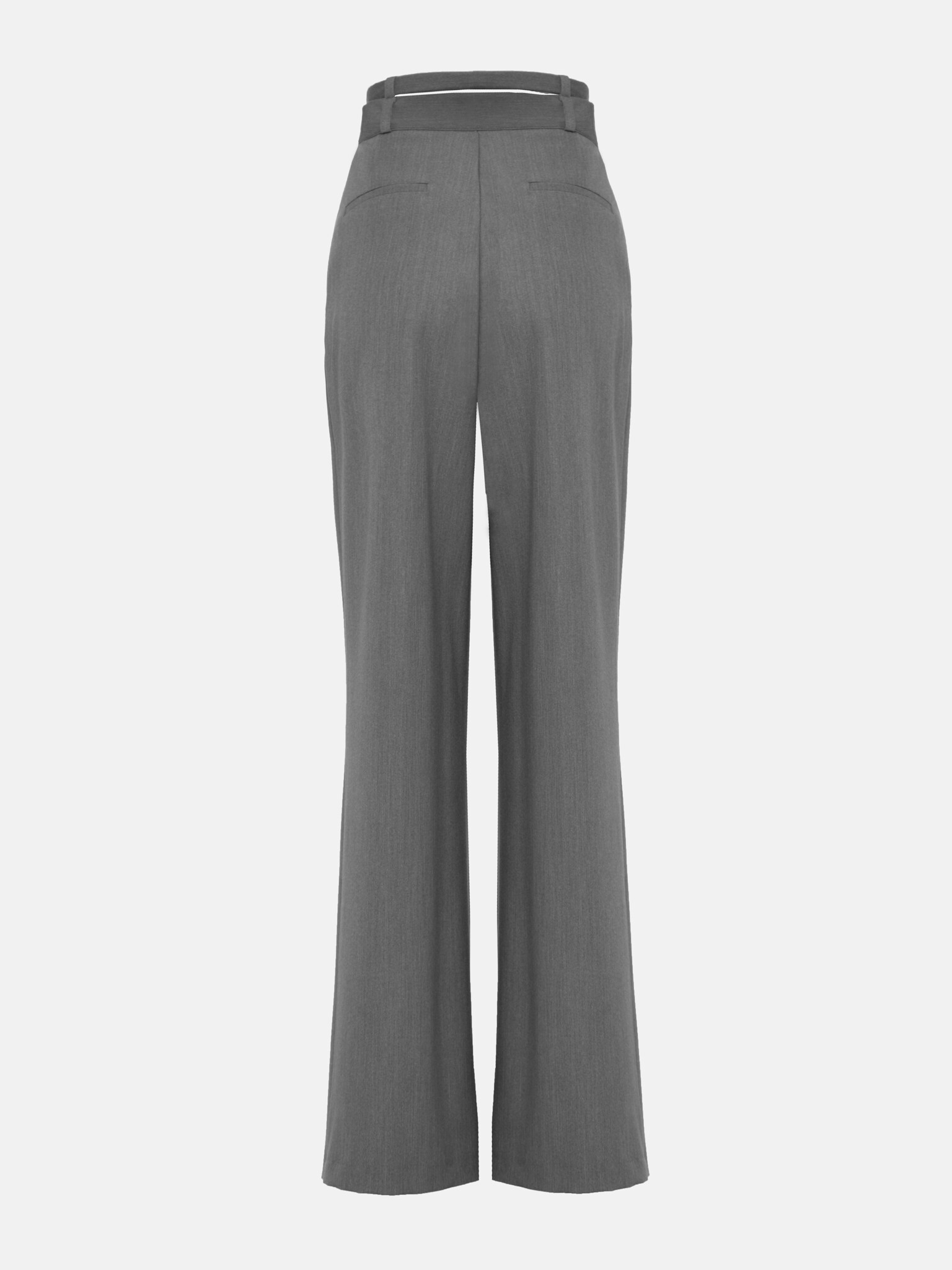Slim-waistband wide-leg pants :: LICHI - Online fashion store