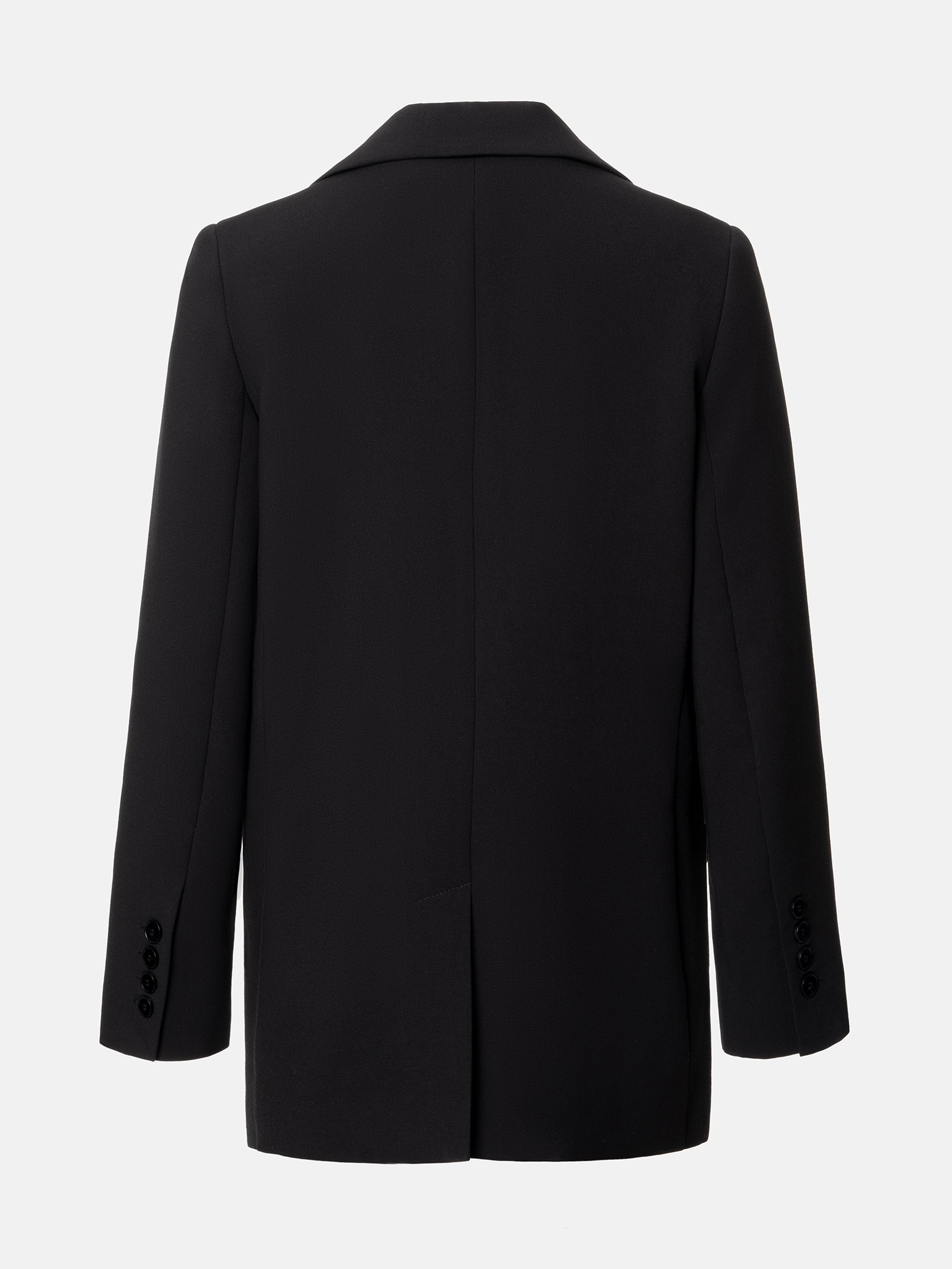 Straight single-breasted suit blazer