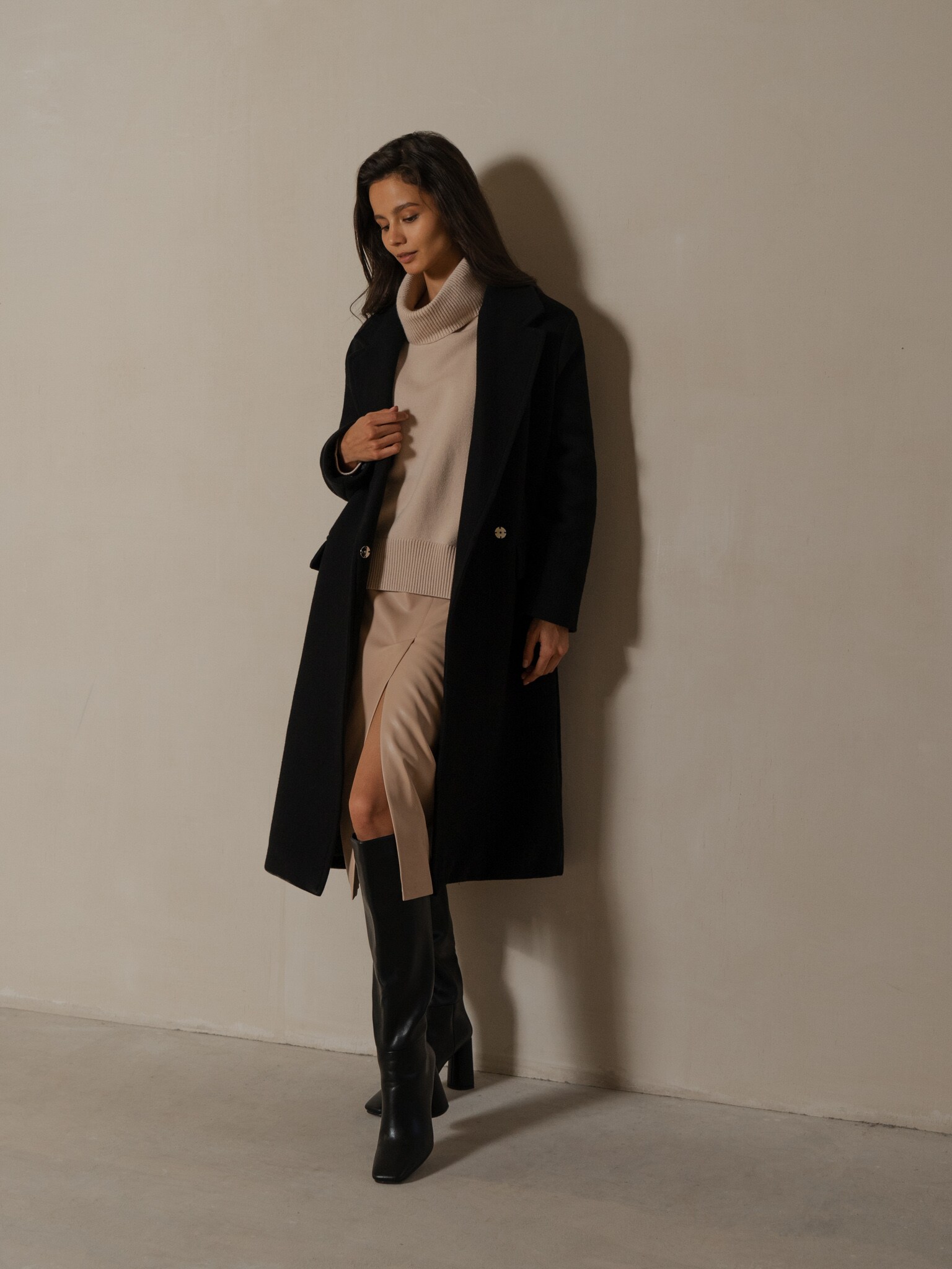 midi wool coat