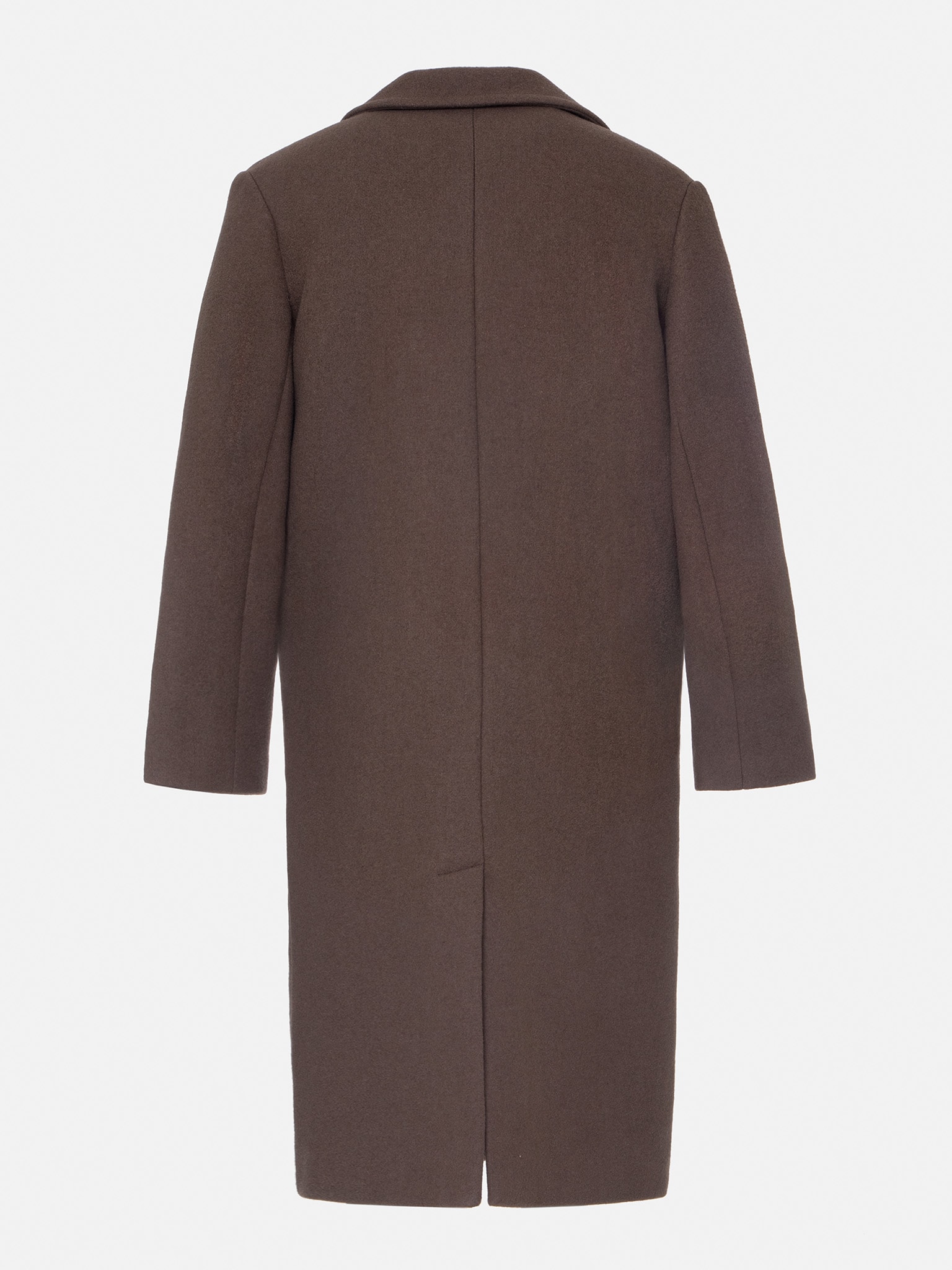 Oversized midi wool coat
