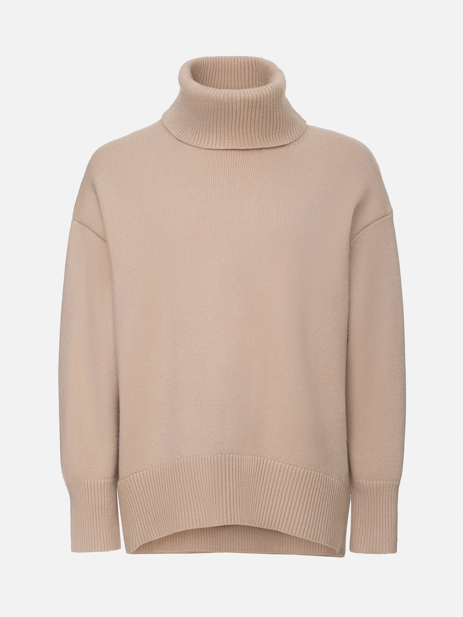 Oversized knitted turtleneck sweater :: LICHI - Online fashion store
