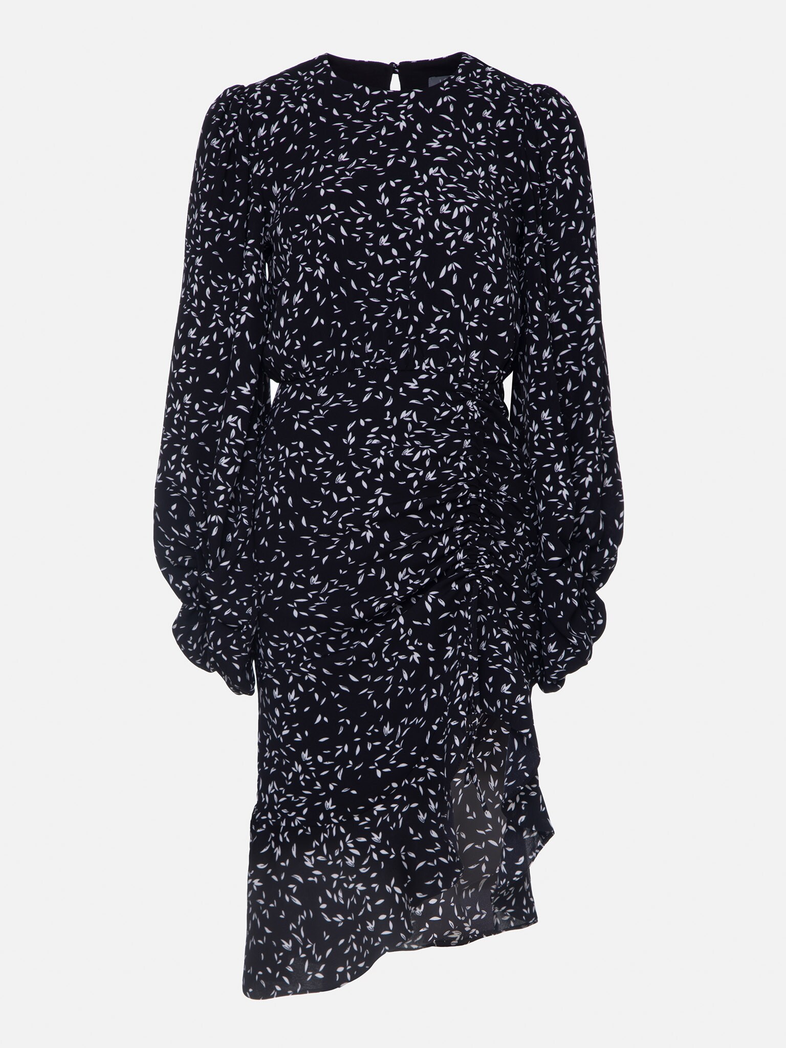 Leichtes Midikleid mit Schlitzdetail