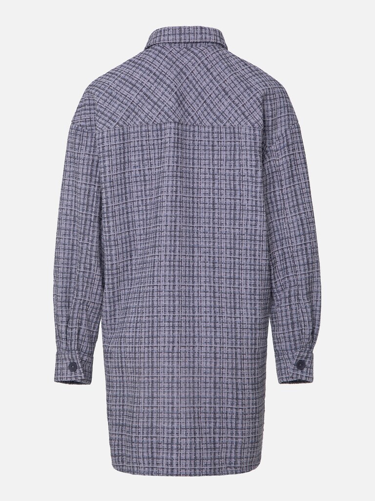 Oversized tweed shirt :: LICHI - Online fashion store