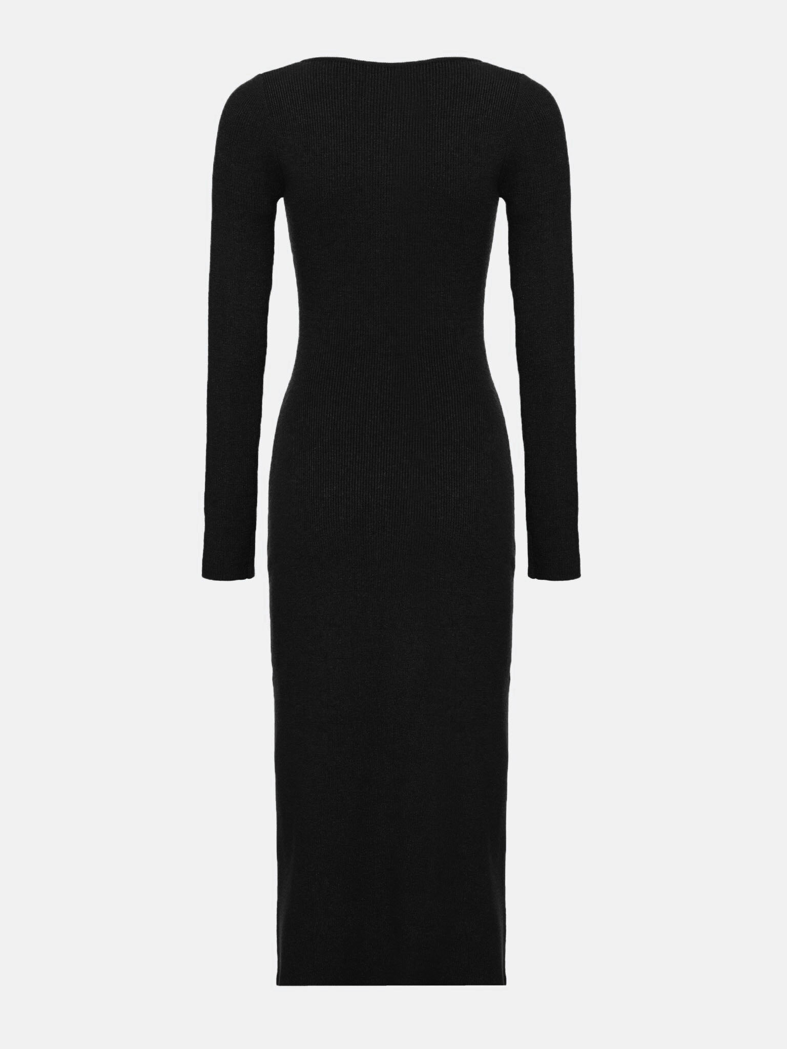 Front-slit knit midi dress :: LICHI - Online fashion store