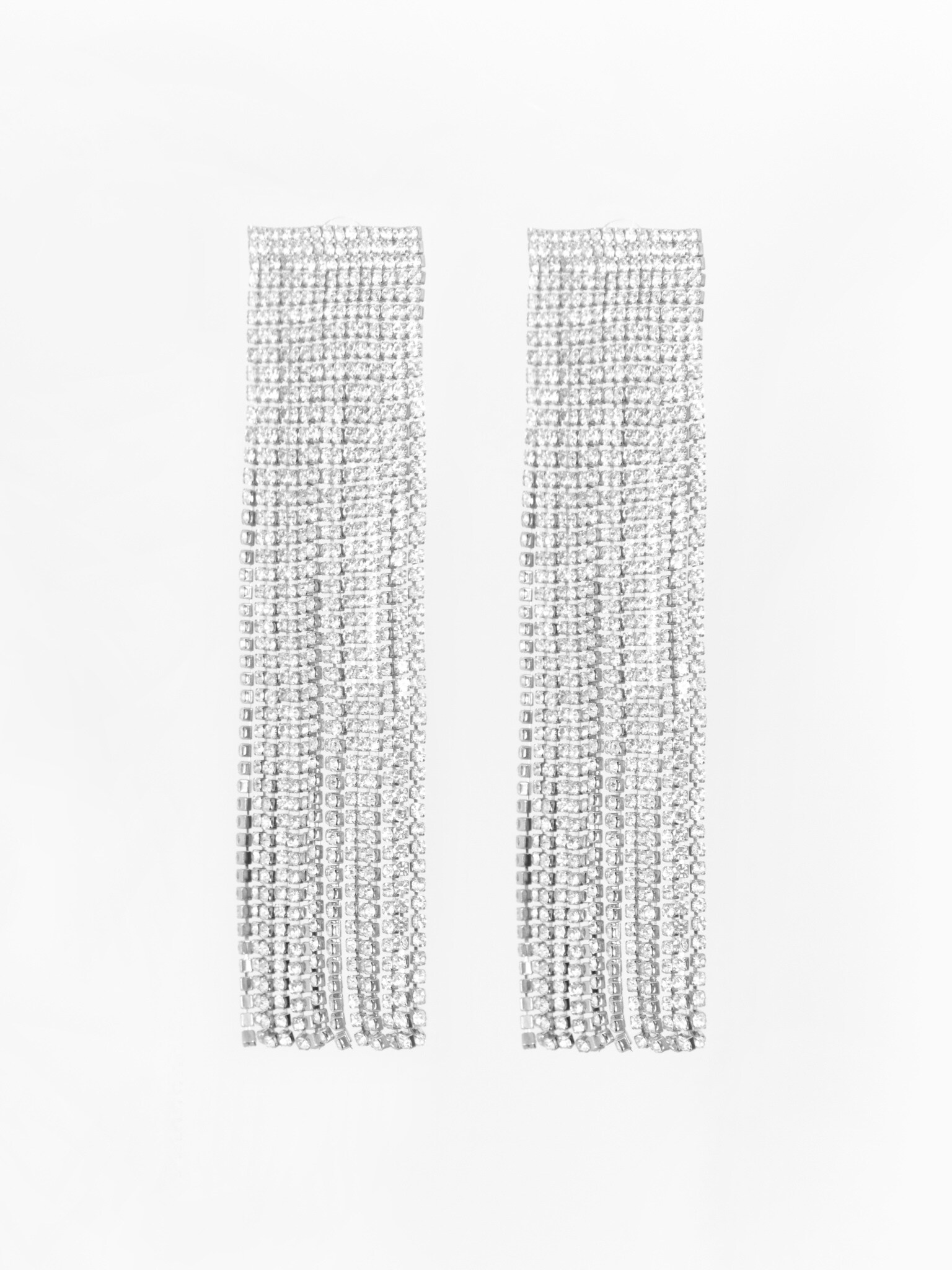 Statement rhinestones stud earrings