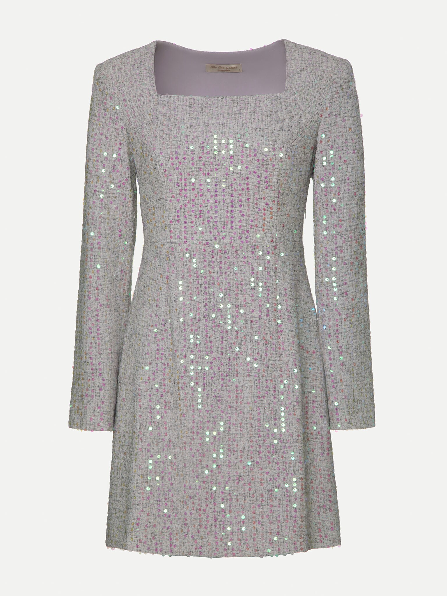 Sequined straight-line mini dress :: LICHI - Online fashion store