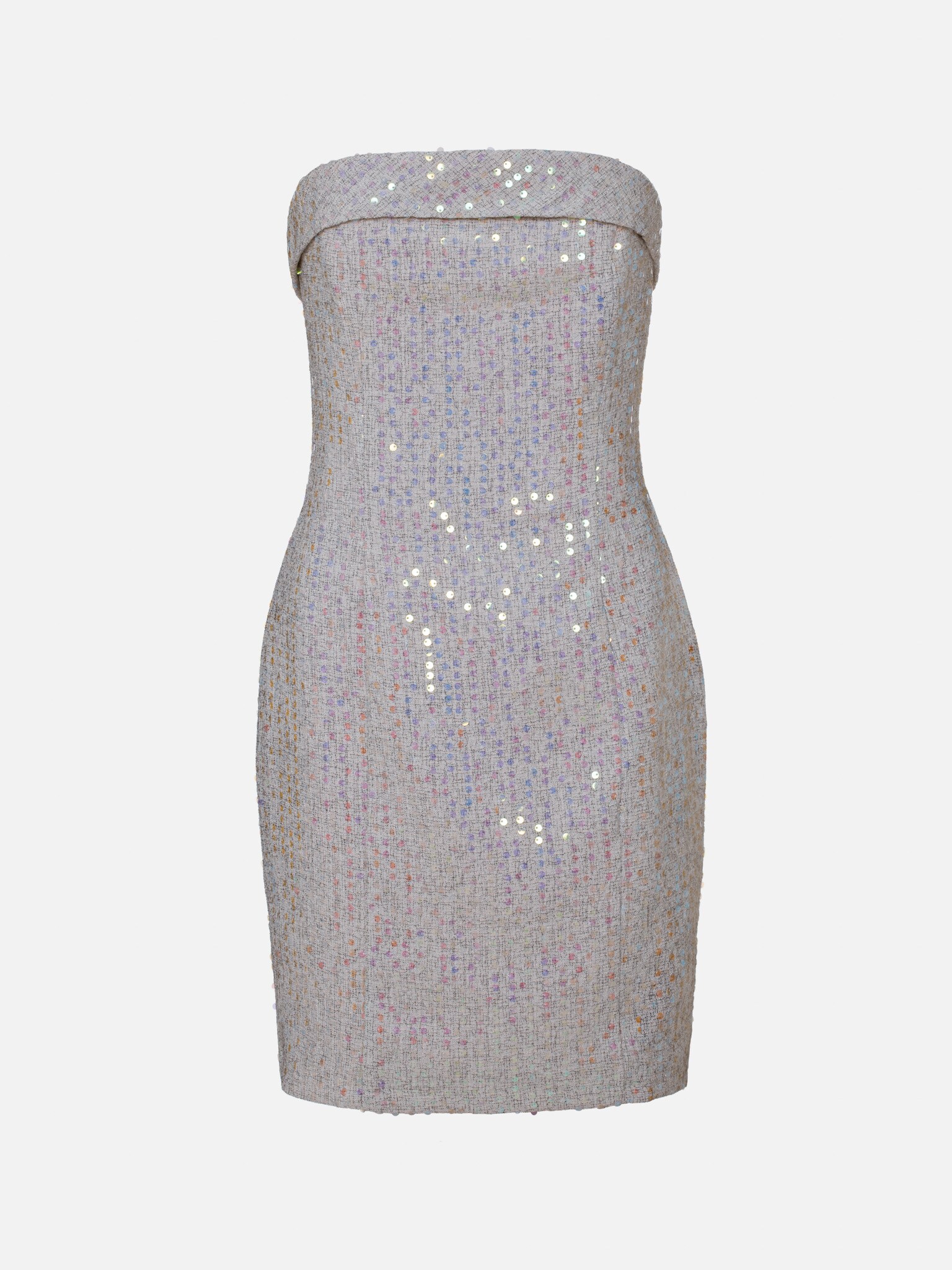 Strapless slim mini dress :: LICHI - Online fashion store
