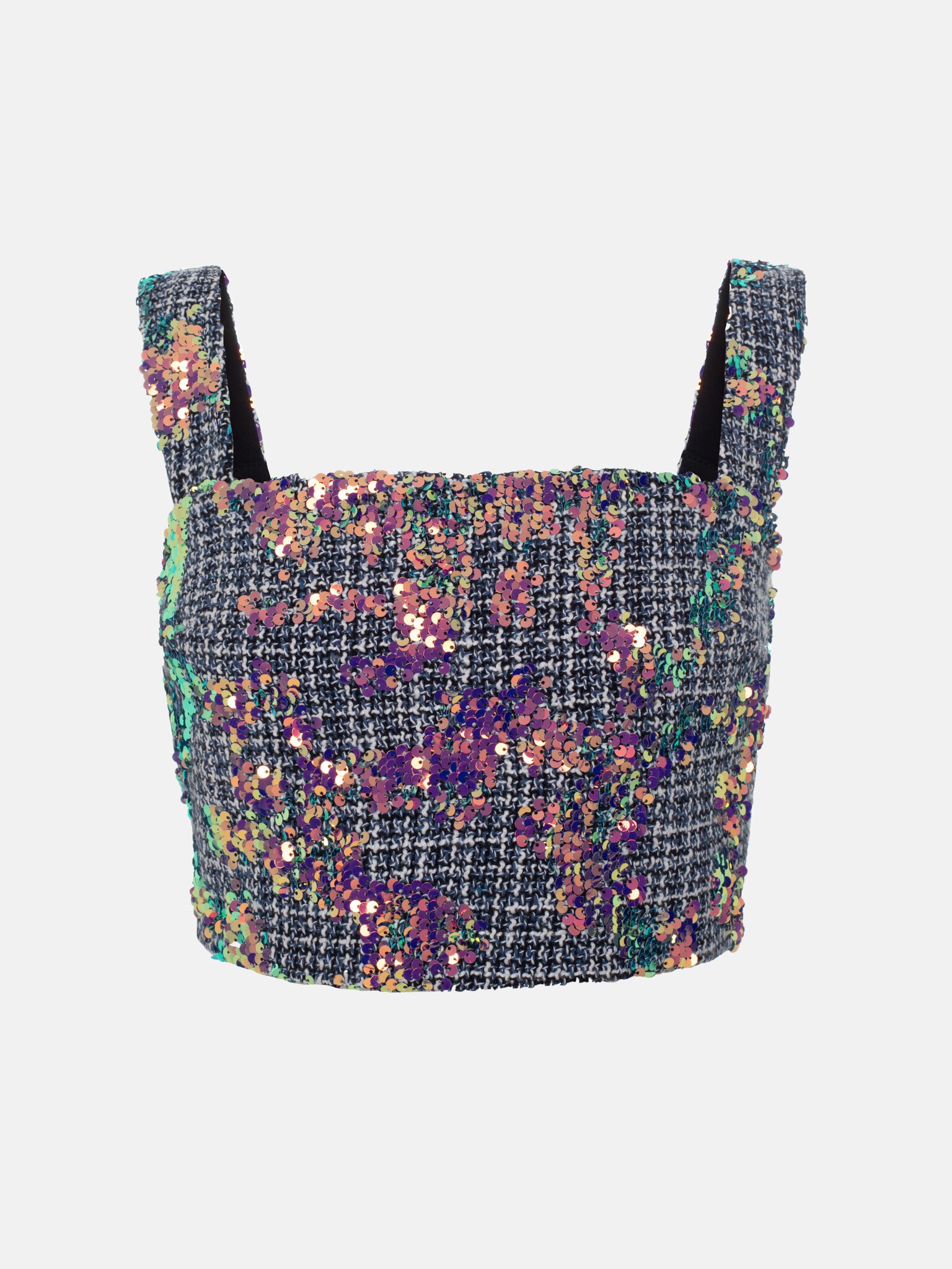 LICHI - Online fashion store :: Sequined motif crop top