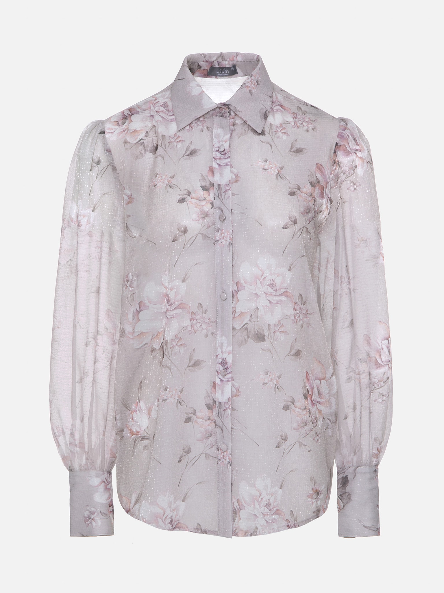 Oversized floral-printed blouse :: LICHI - Online fashion store