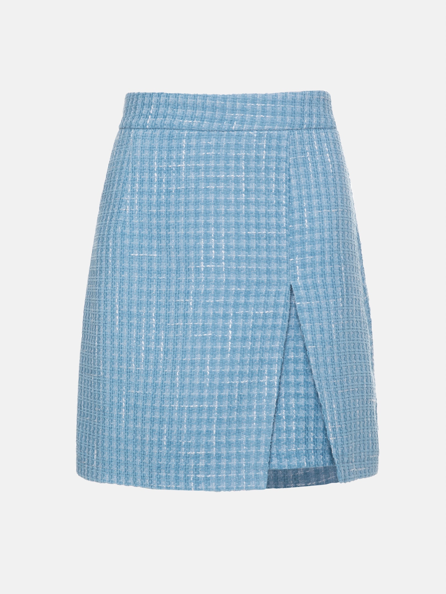 LICHI - Online fashion store :: Slit-detailed tweed mini skirt