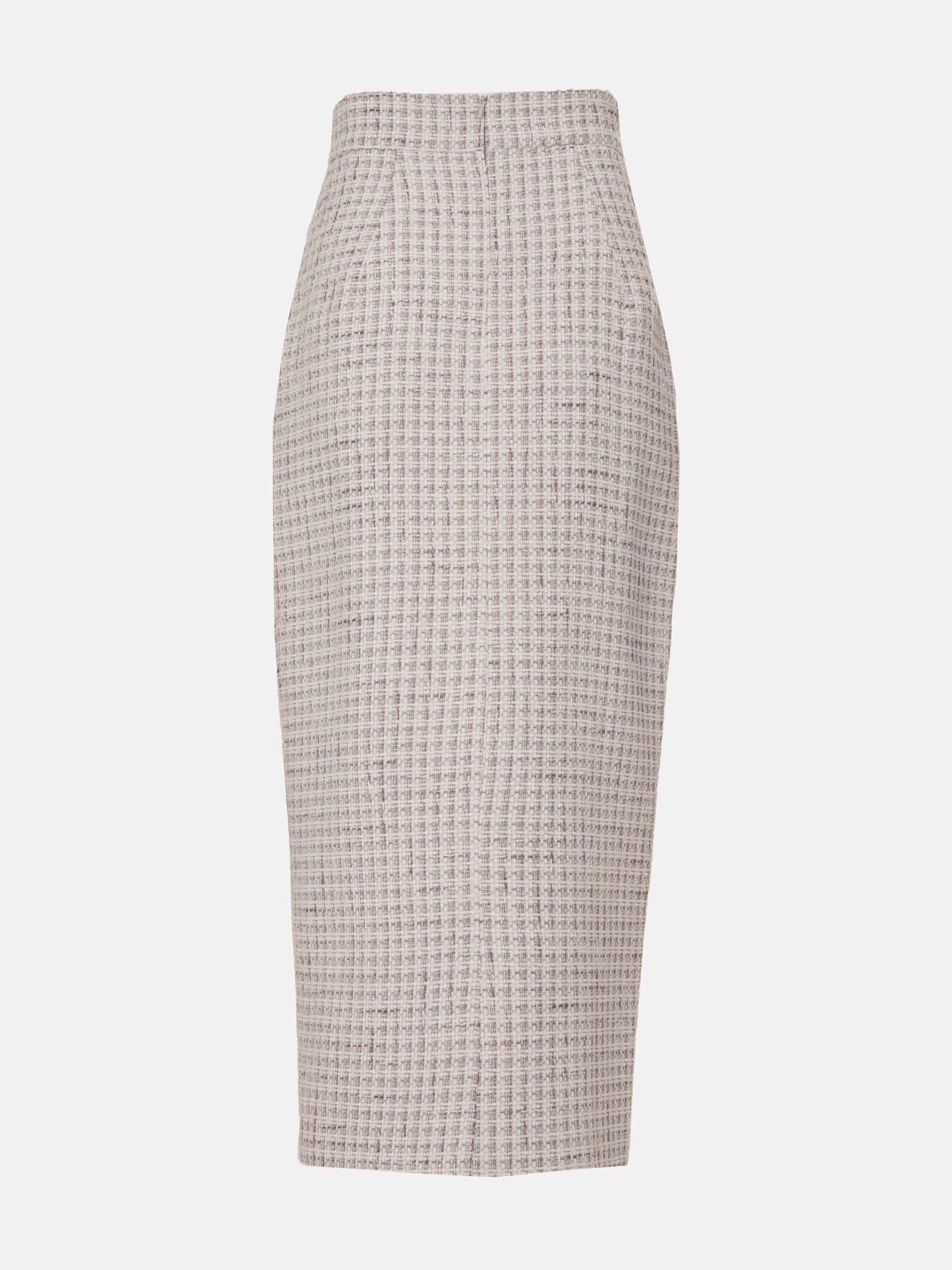 Tweed midi skirt :: LICHI - Online fashion store