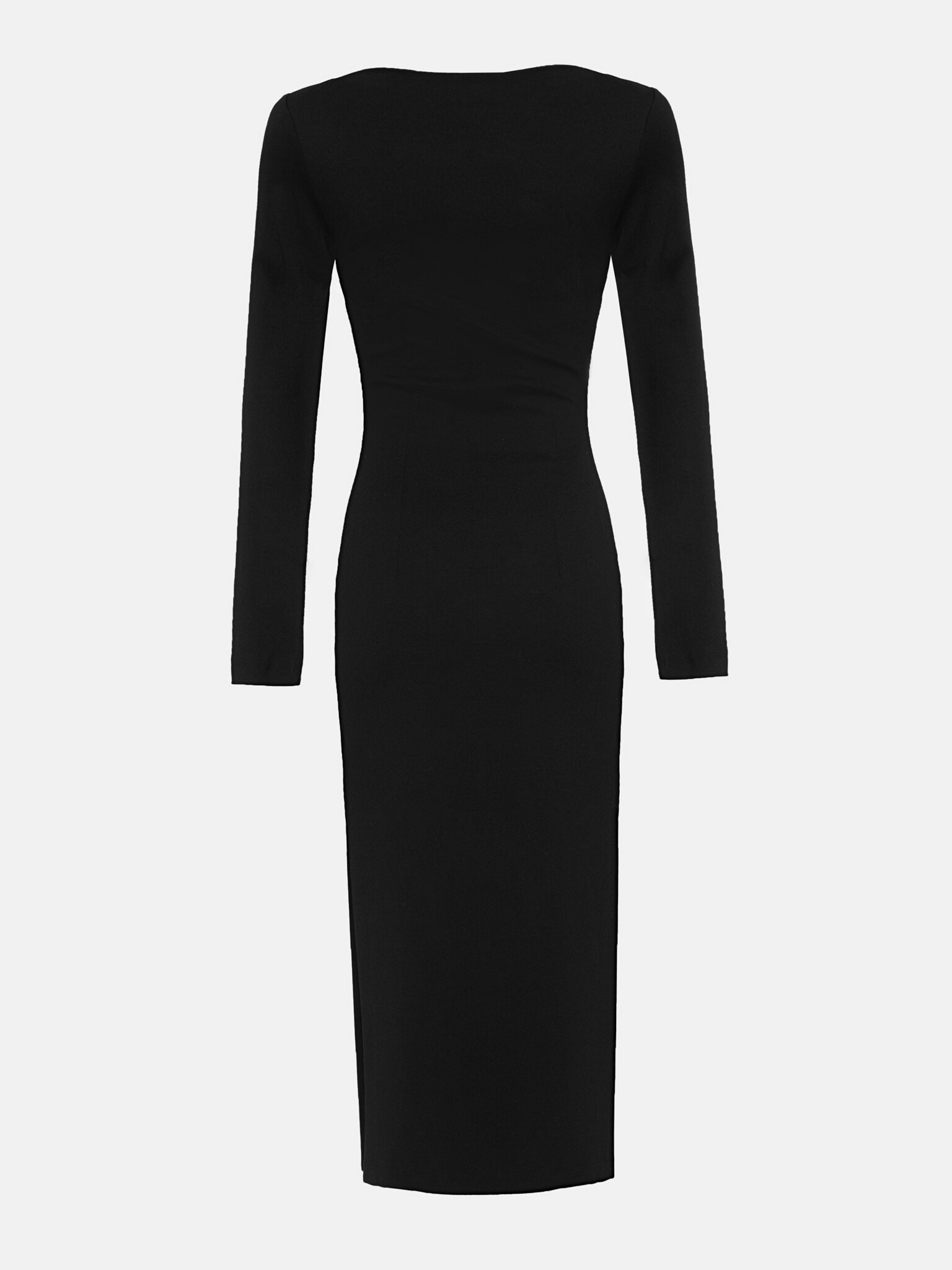 Side-slit slim midi dress :: LICHI - Online fashion store