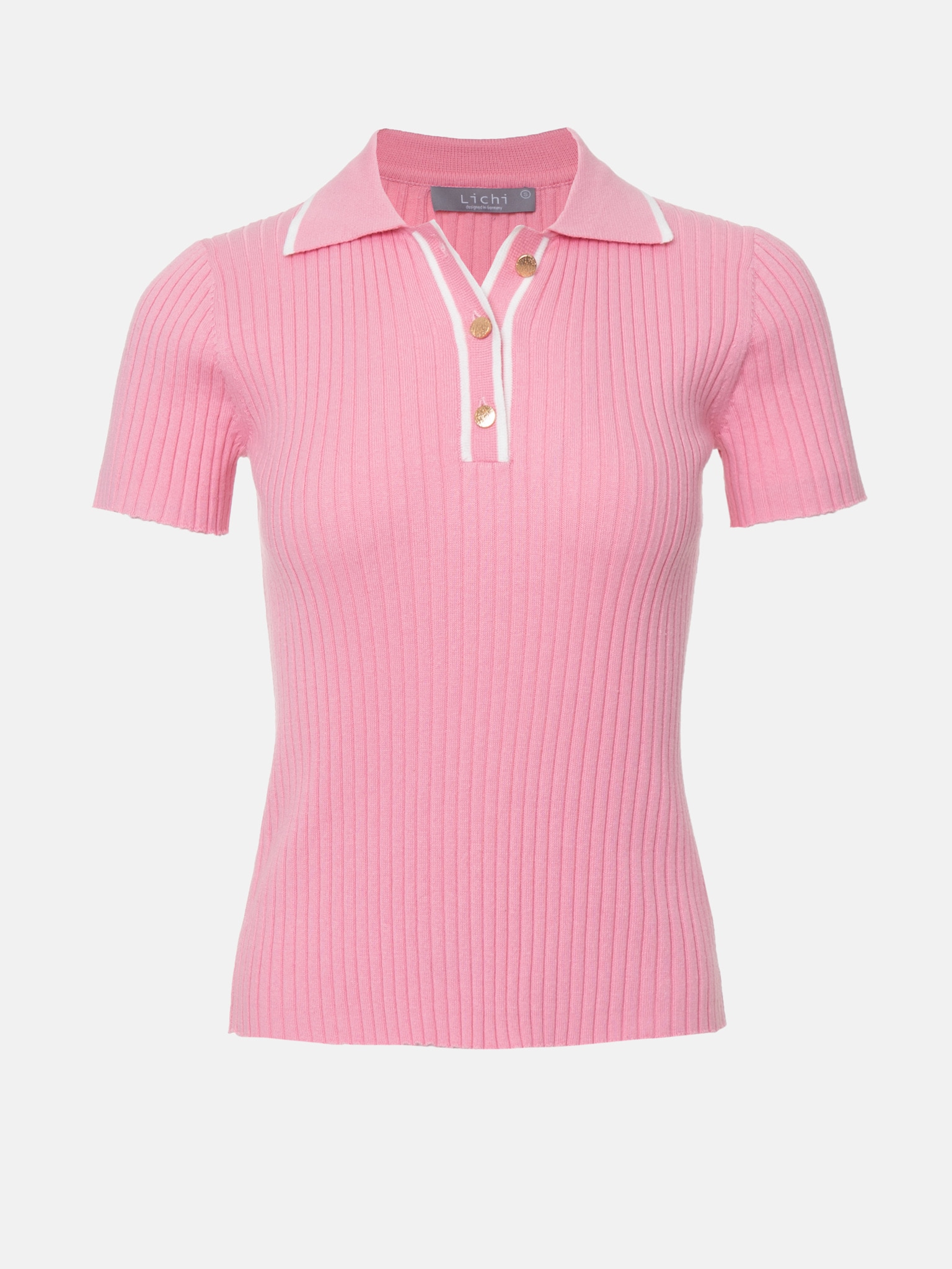 chunky-button-slim-polo-shirt-lichi-online-fashion-store