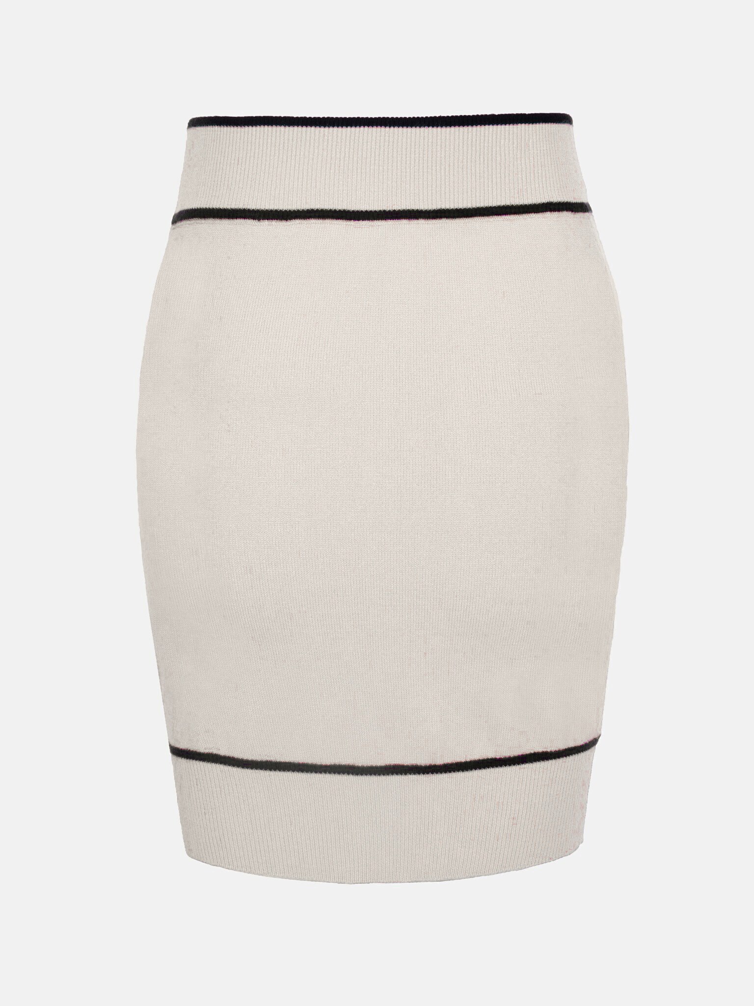 Pearl-button jersey mini skirt :: LICHI - Online fashion store