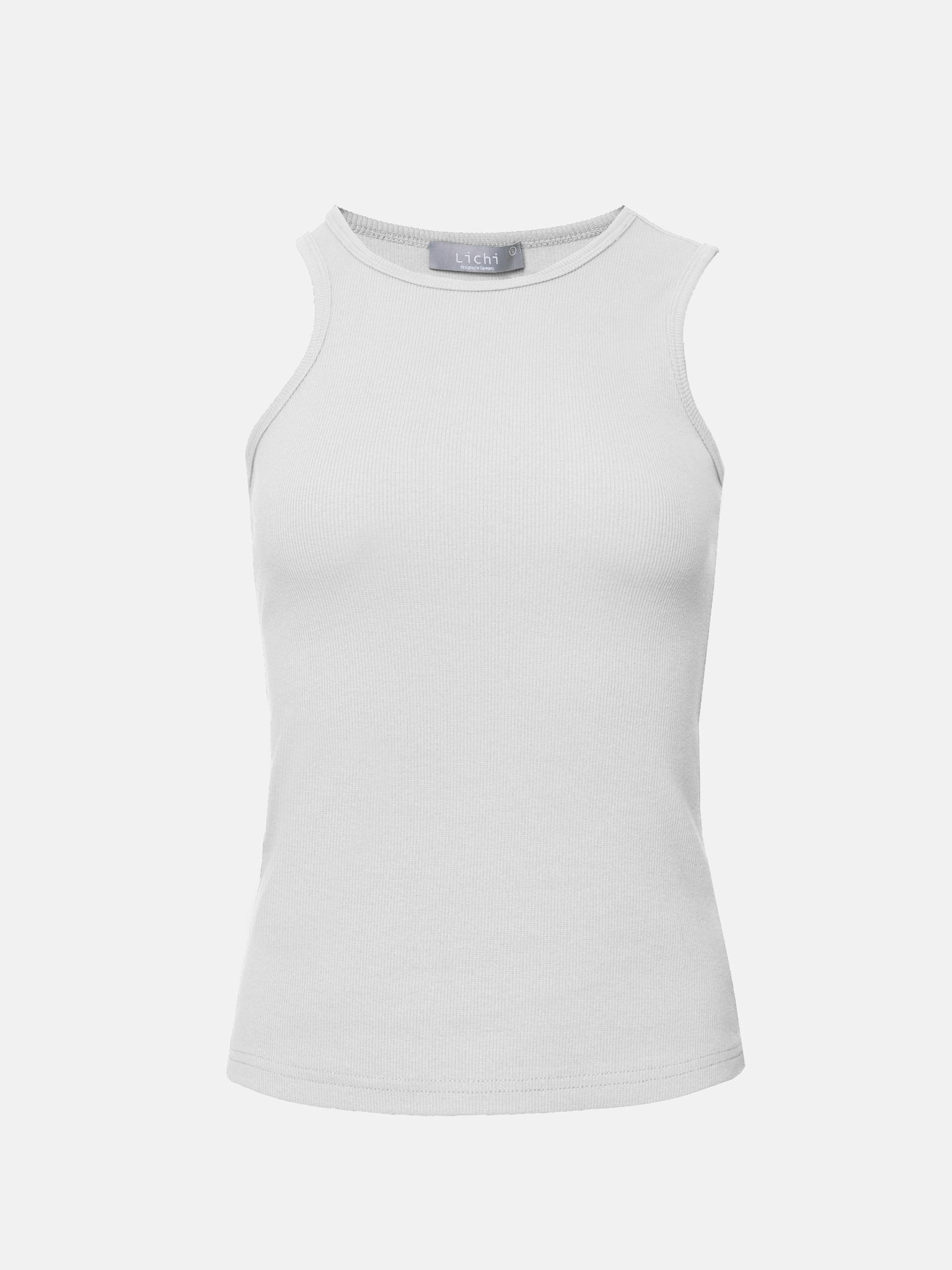 Asymmetric jersey top :: LICHI - Online fashion store