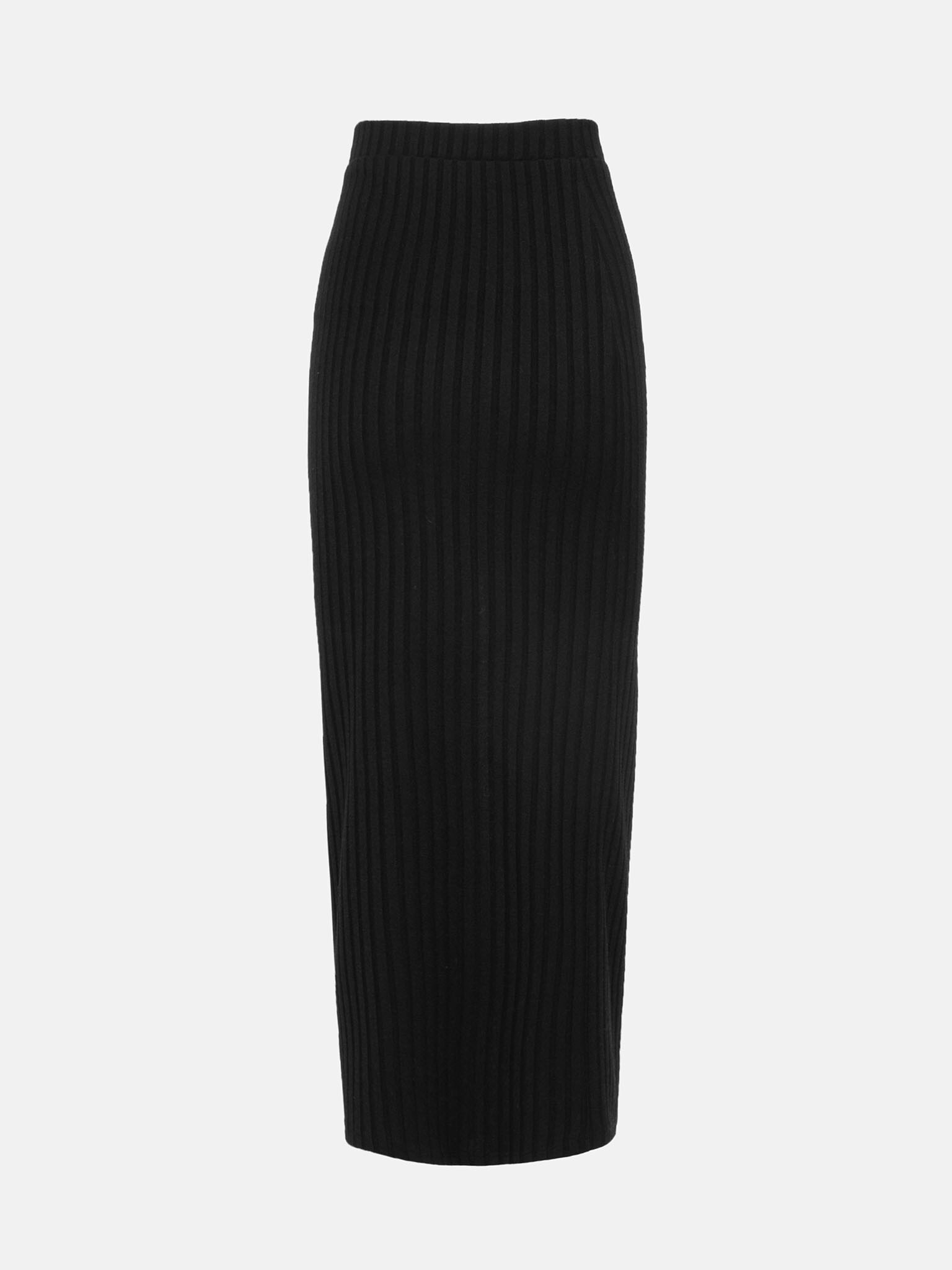 Buttoned jersey midi skirt :: LICHI - Online fashion store
