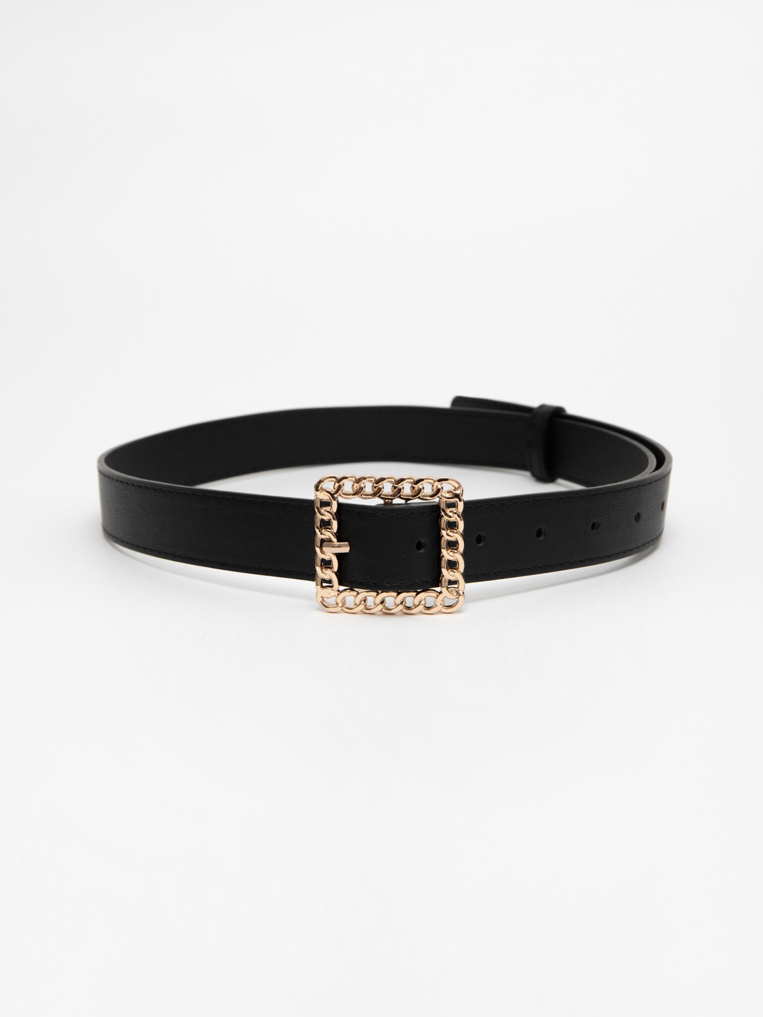 Chain-buckle wide belt :: LICHI - Online fashion store