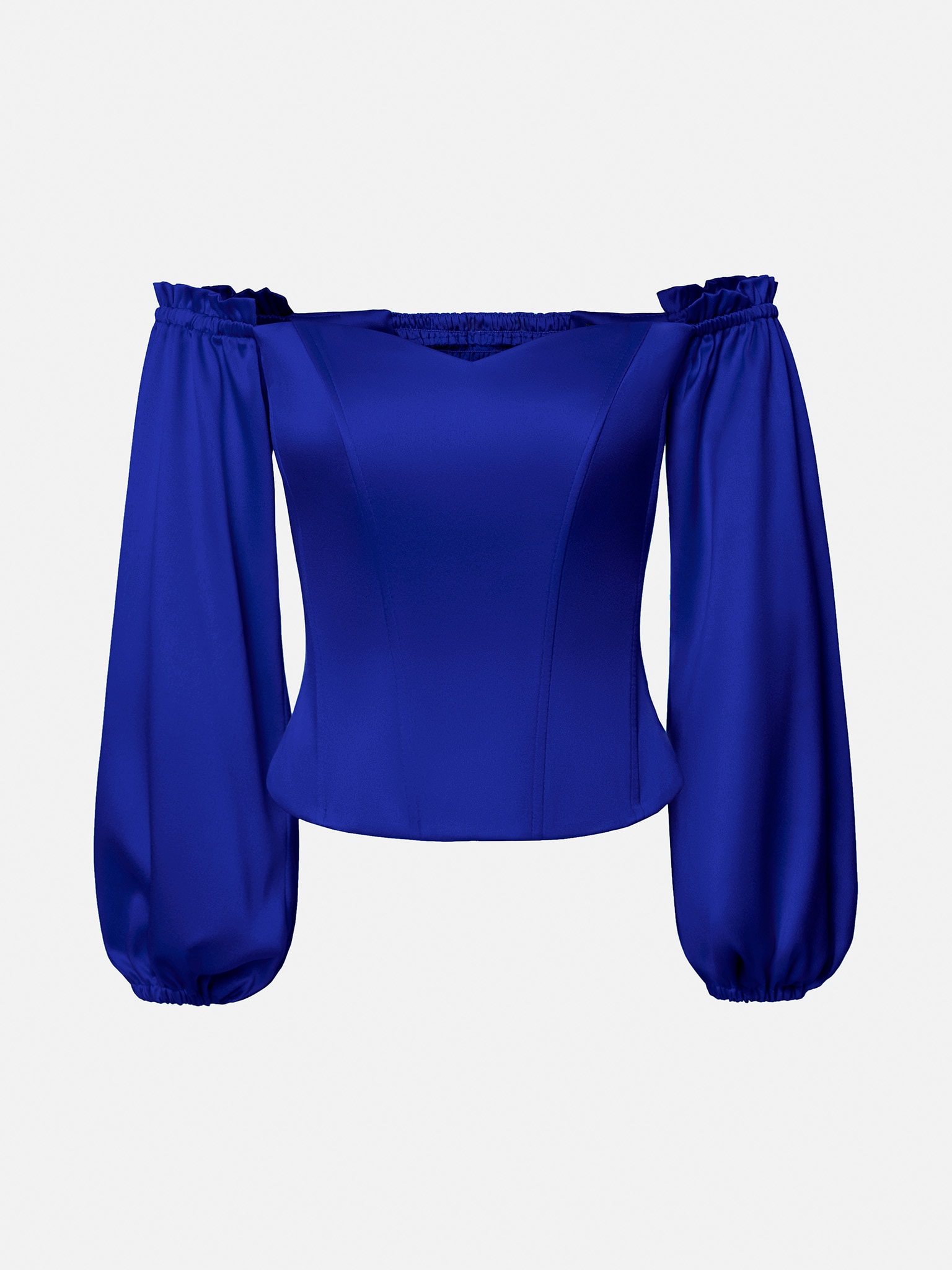 Off-shoulder puff sleeve blouse :: LICHI - Online fashion store