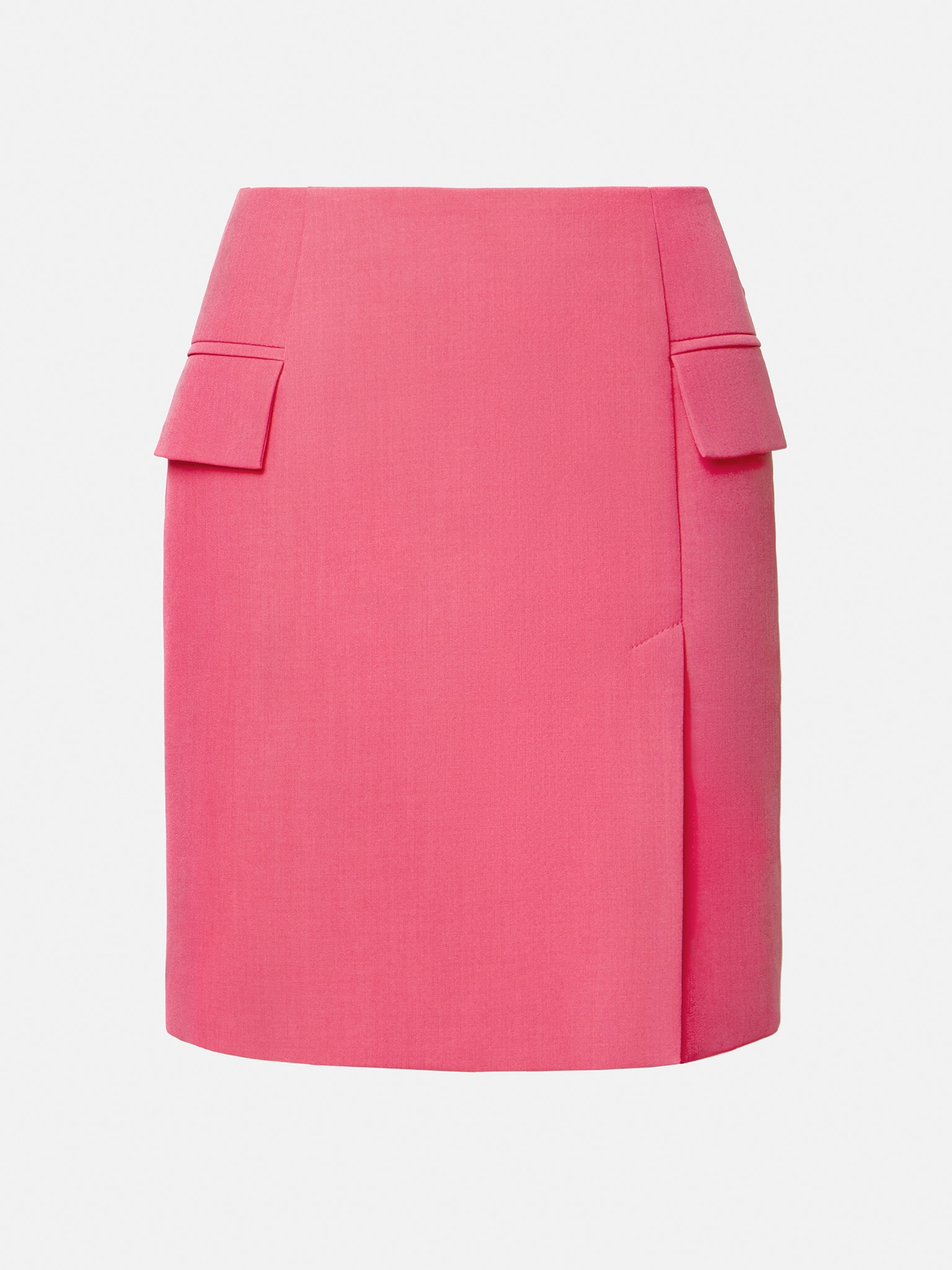 Straight-line mini skirt with pockets :: LICHI - Online fashion store