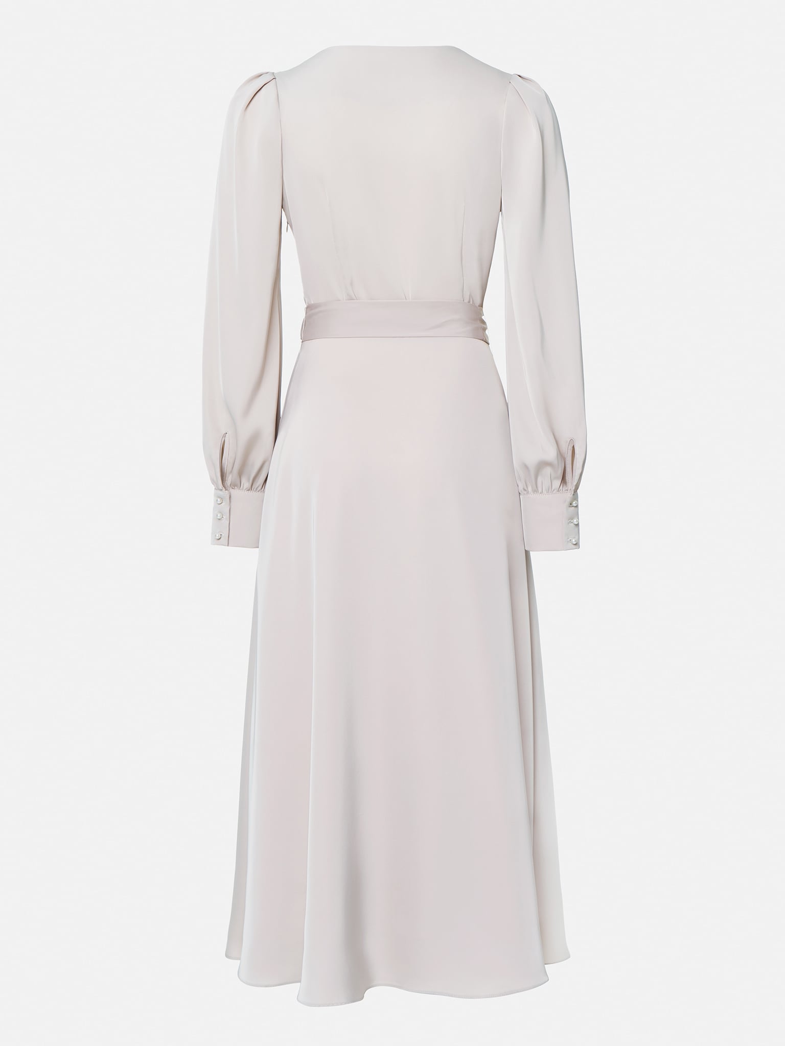 Draped sashdetailed midi dress LICHI Online fashion store