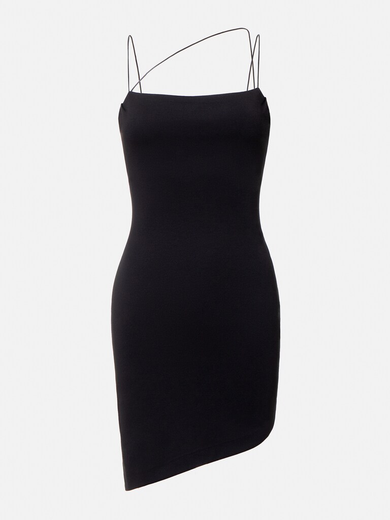 LICHI - Online fashion store :: Asymmetric skinny-strap slim mini dress