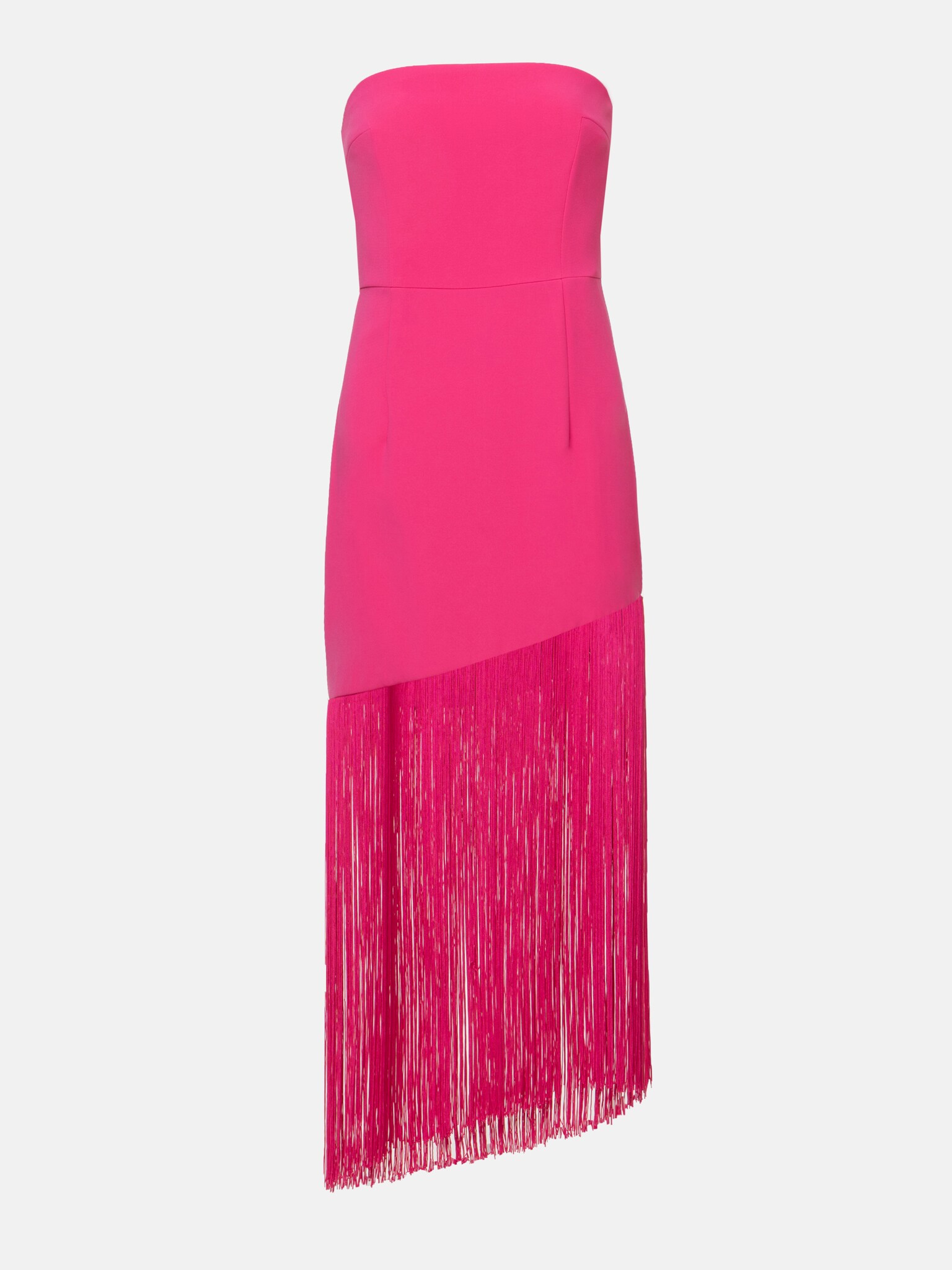 Strapless fringed midi dress LICHI Online fashion store