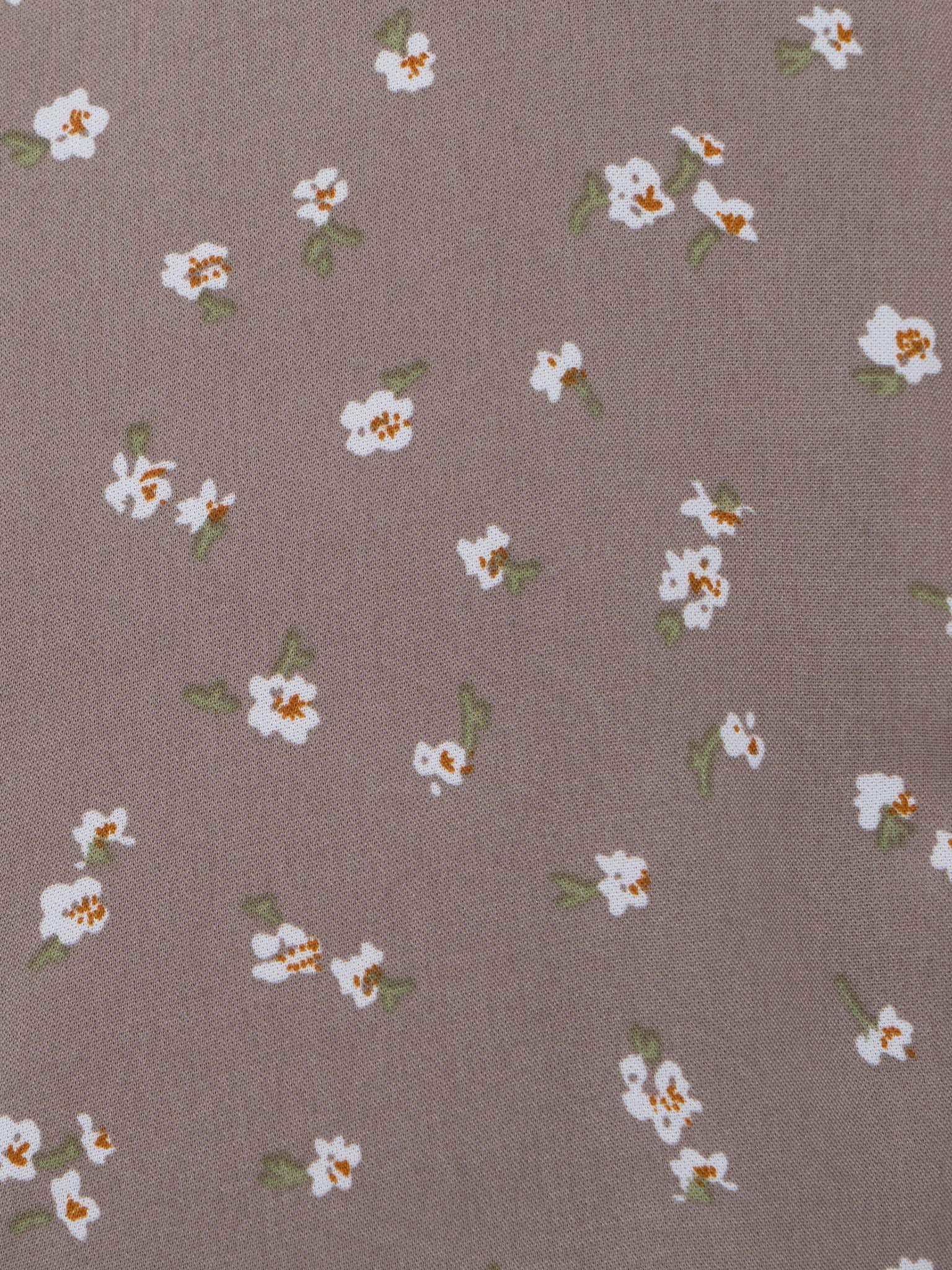 Floral-printed midi dress