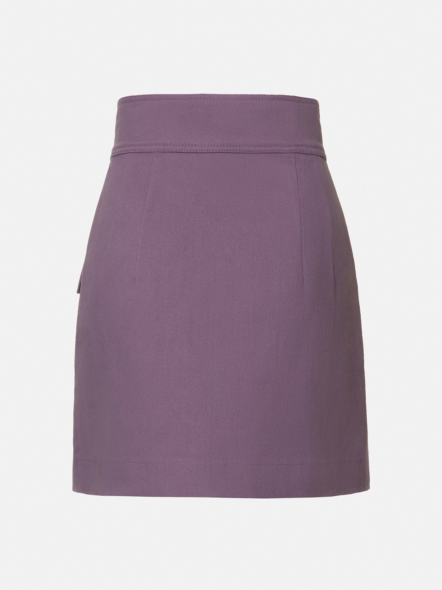 Asymmetric denim mini skirt :: LICHI - Online fashion store