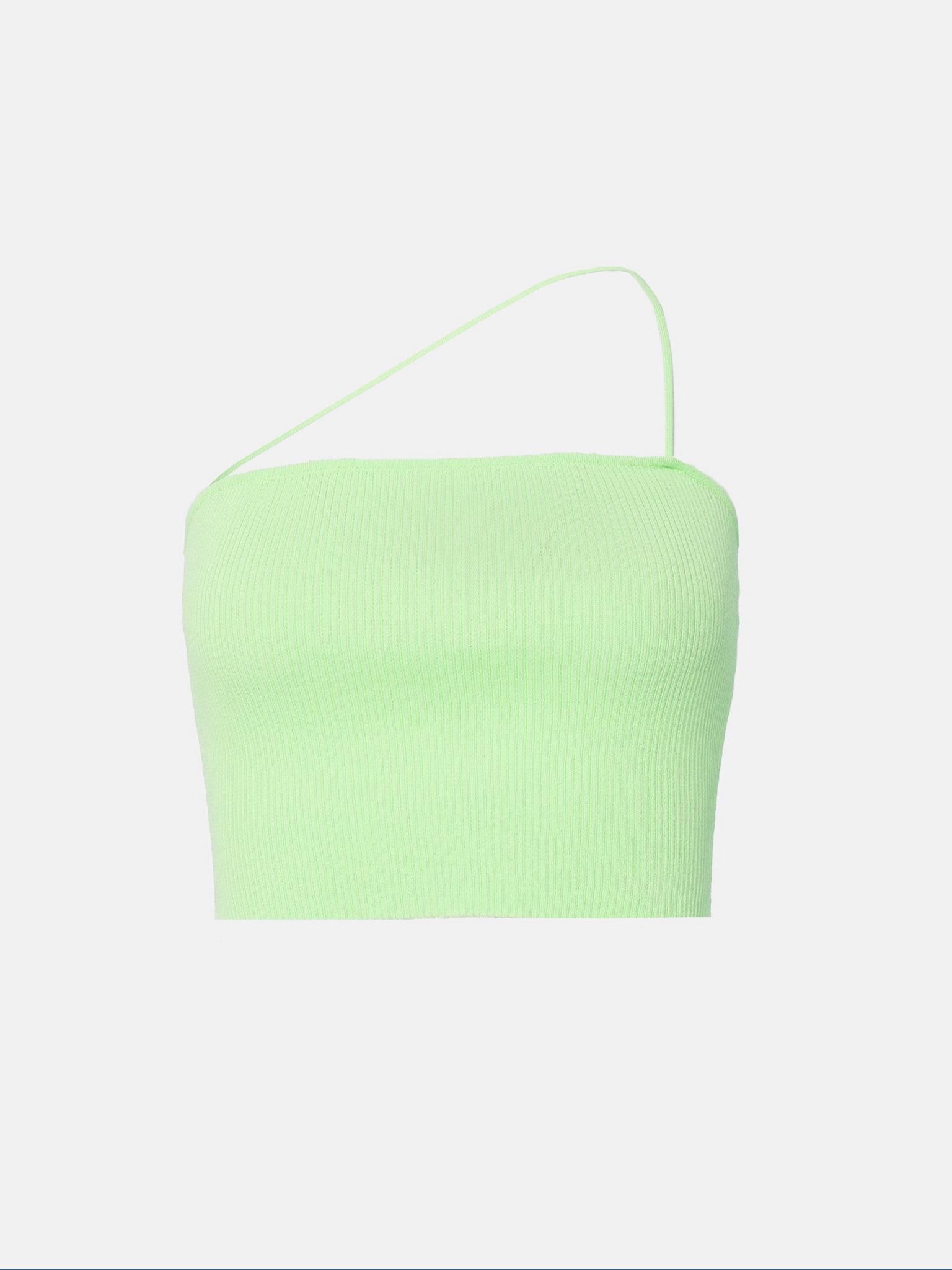 Color-changing asymmetric jersey top