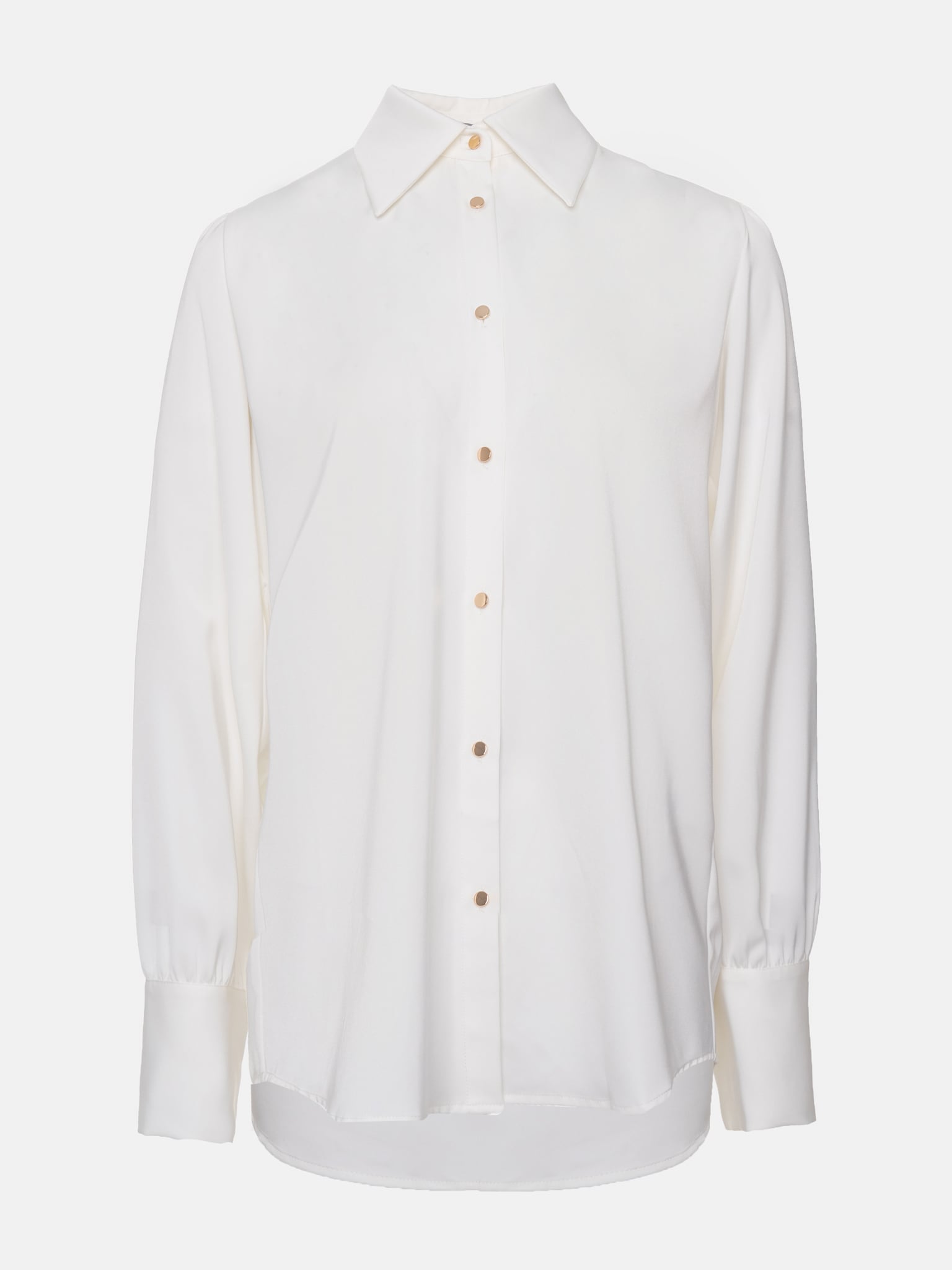 Golden-button oversized shirt :: LICHI - Online fashion store