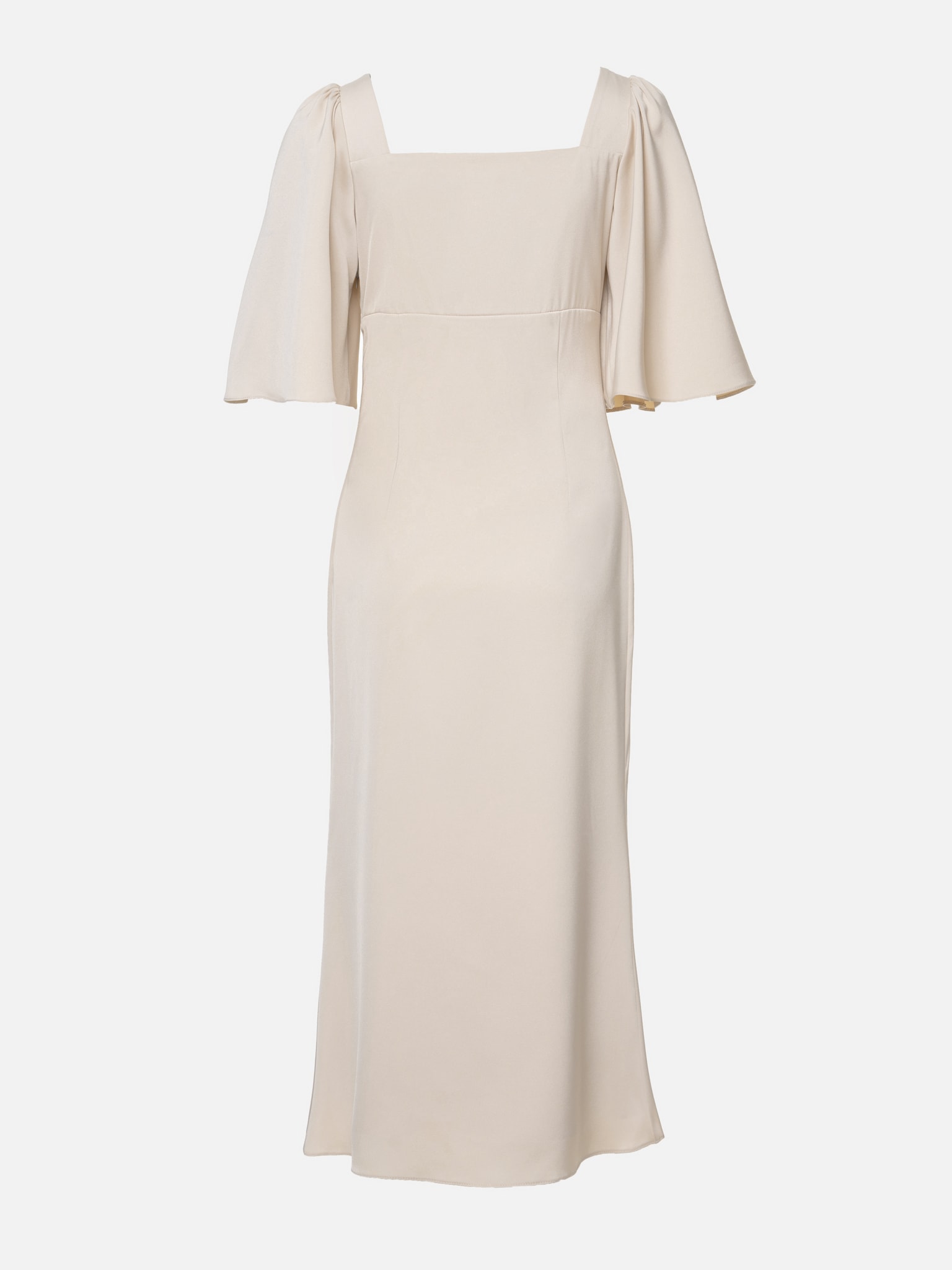Flared-sleeve midi dress :: LICHI - Online fashion store