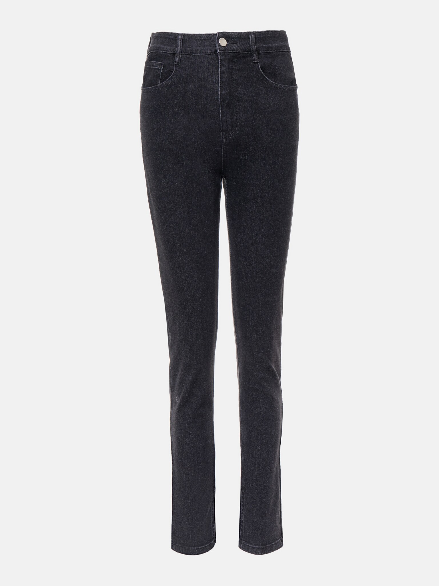 LICHI - Online fashion store :: Slit-detailed straight-leg jeans