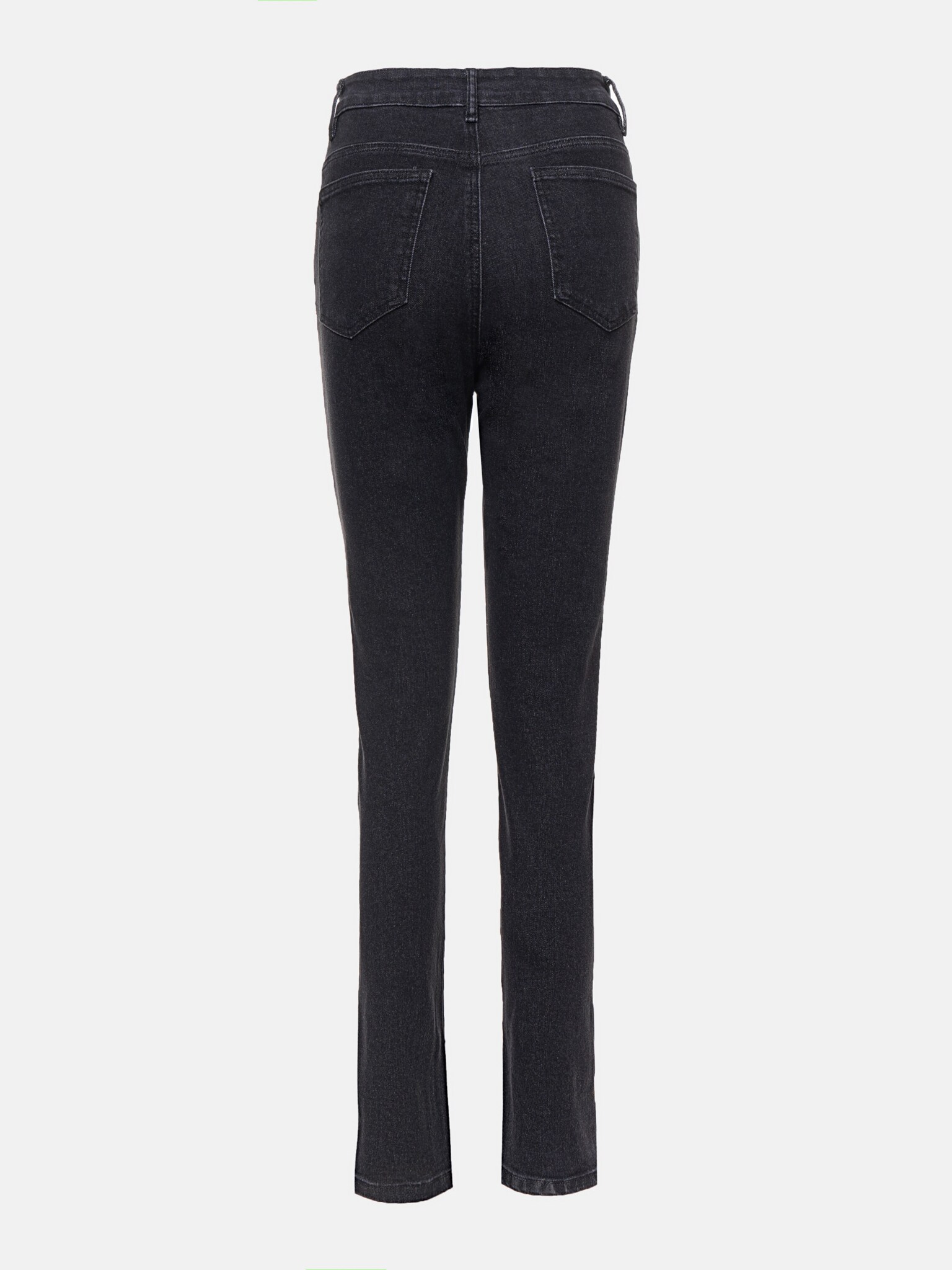 LICHI - Online fashion store :: Slit-detailed straight-leg jeans