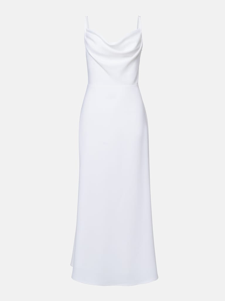 Draped slip midi dress :: LICHI - Online fashion store