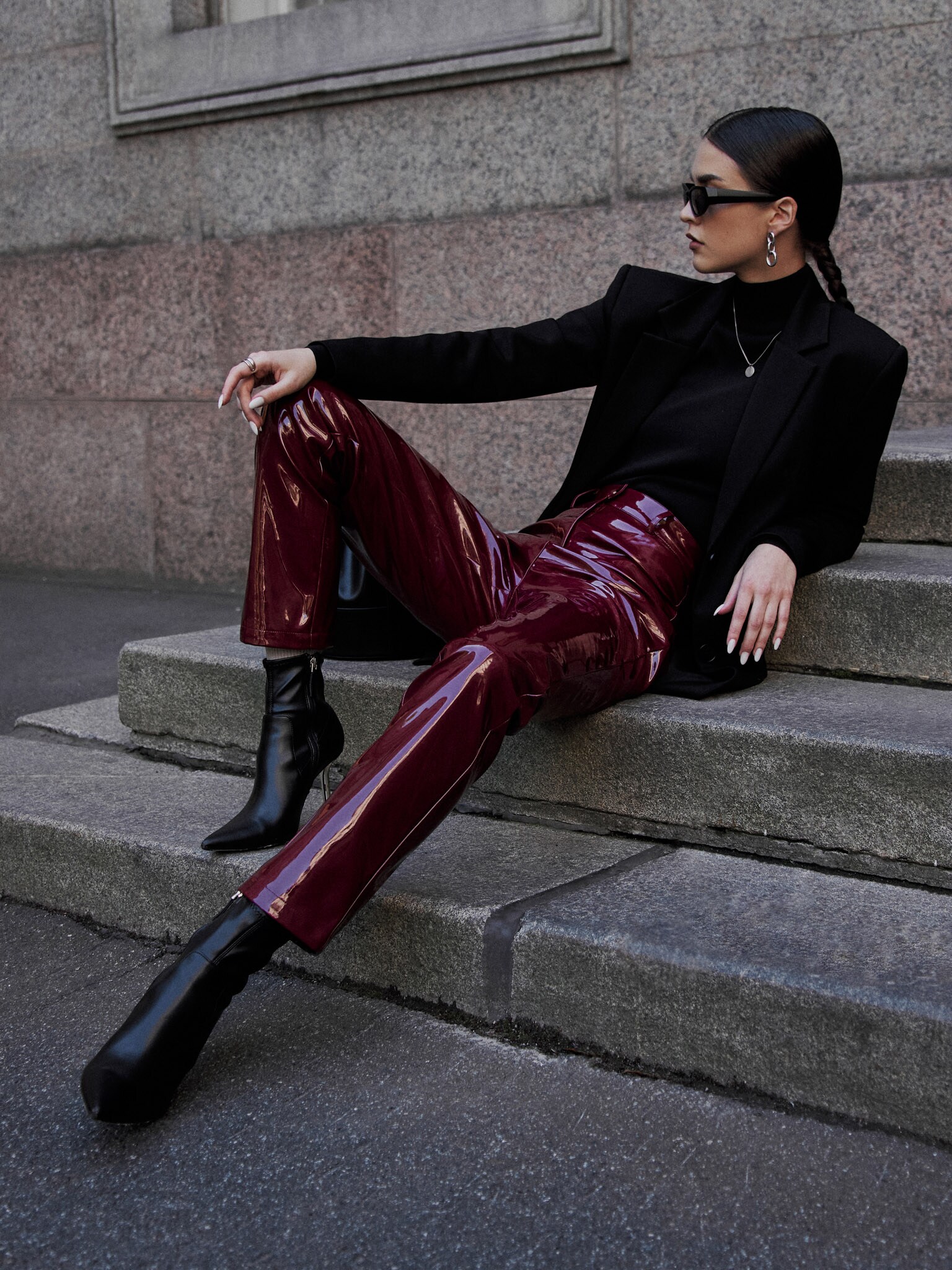Women's Leather Trousers | M&S