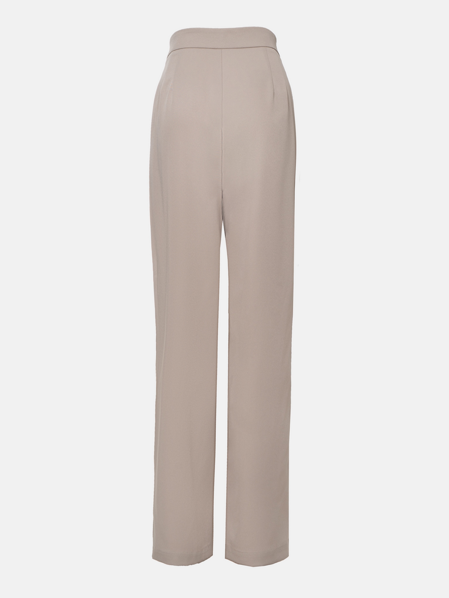 Asymmetrisch taillierte Hose mit weitem Bein