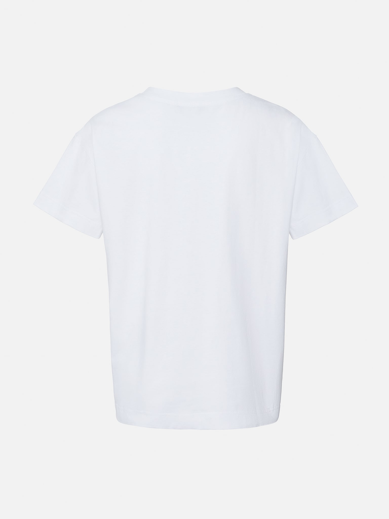 T-Shirt aus Baumwolle mit Textprint