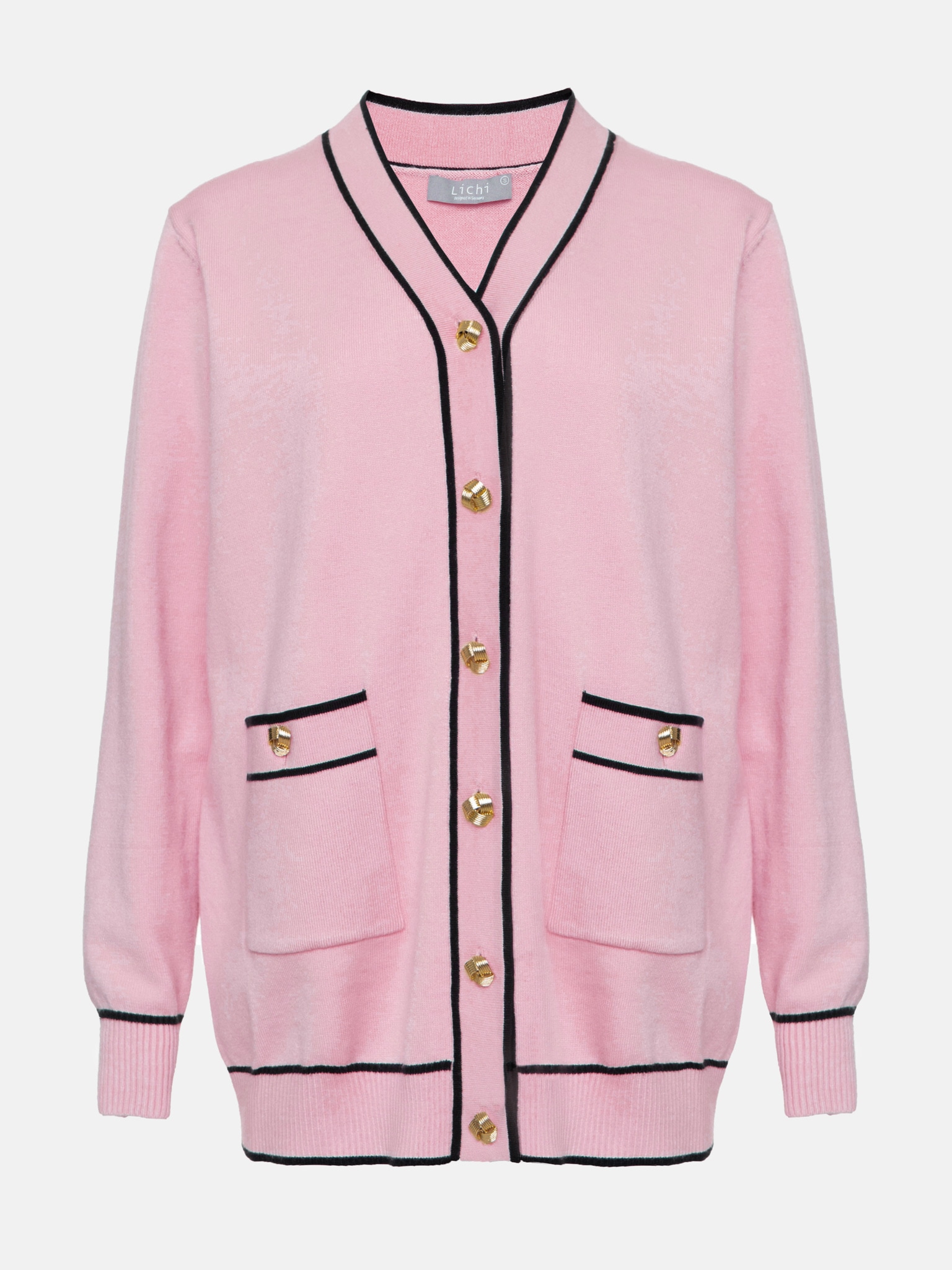 Sandro hotsell pink cardigan