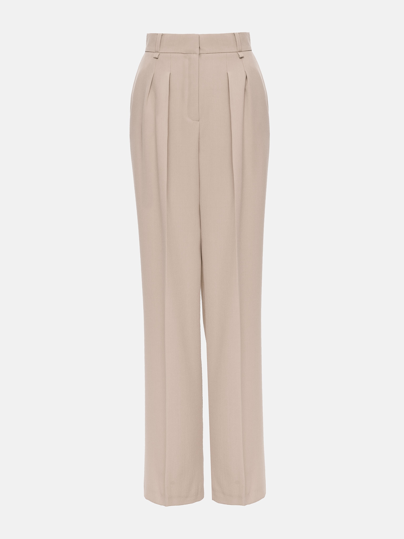 Pleated palazzo pants with creases :: LICHI - Online fashion store
