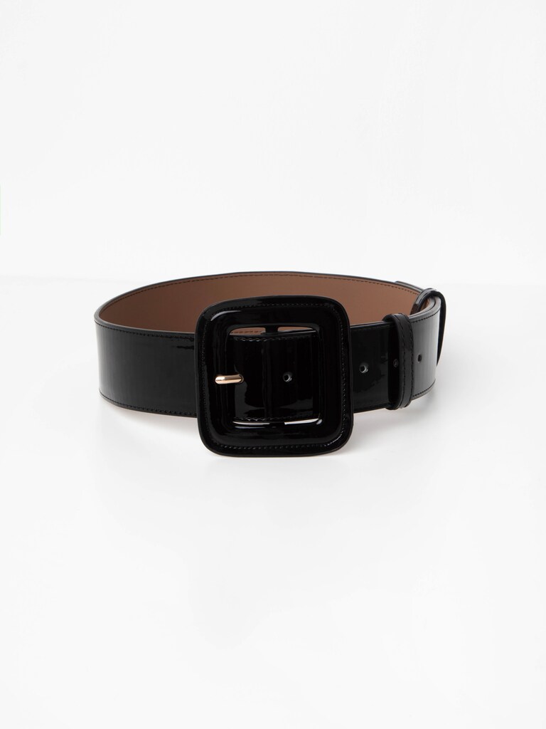 LICHI - Online fashion store :: Leather belt with wide buckle