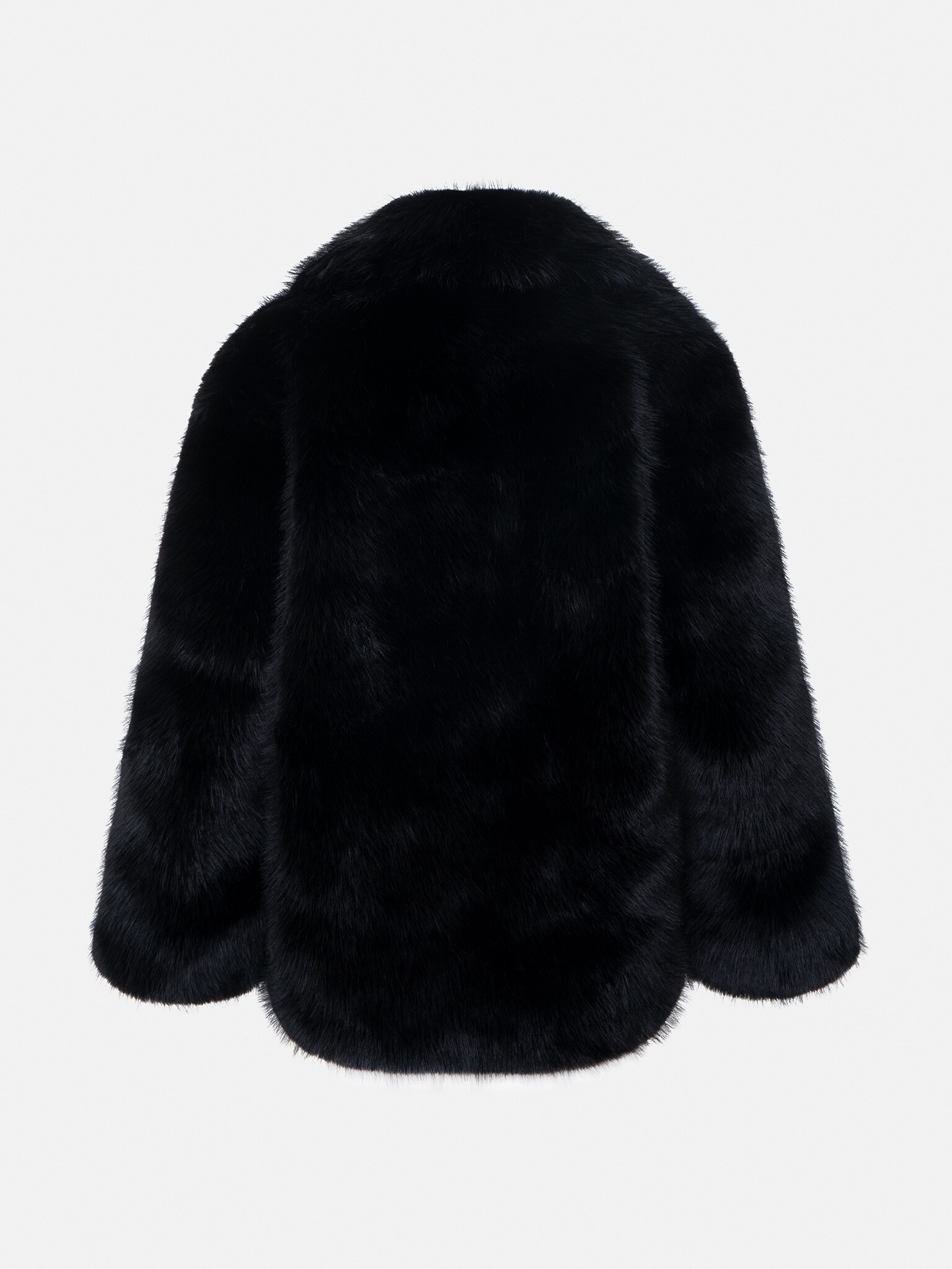 Short straight faux-fur coat :: LICHI - Online fashion store