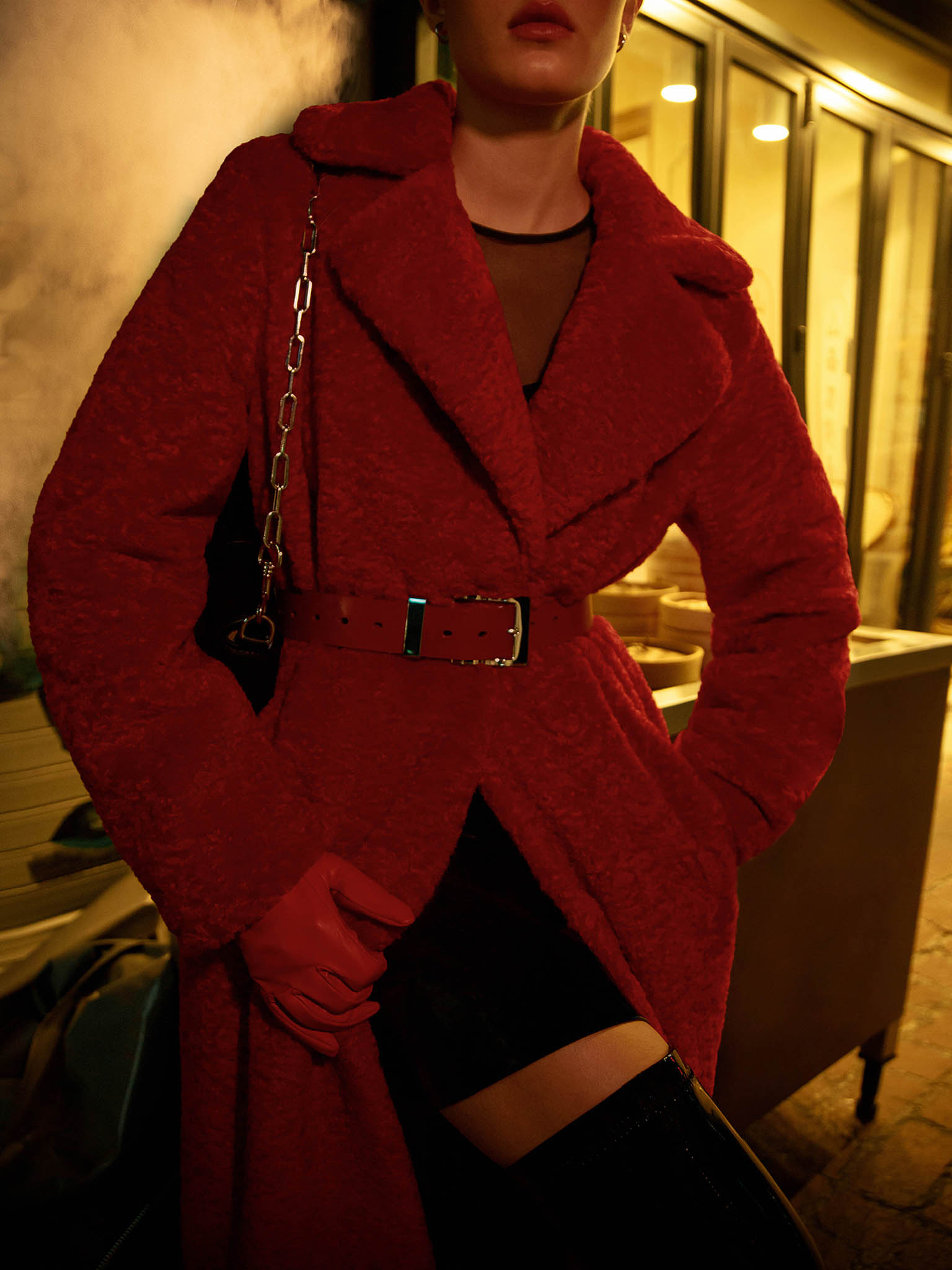 The Gap Faux Fur Coat The Gap Faux Fur Coat