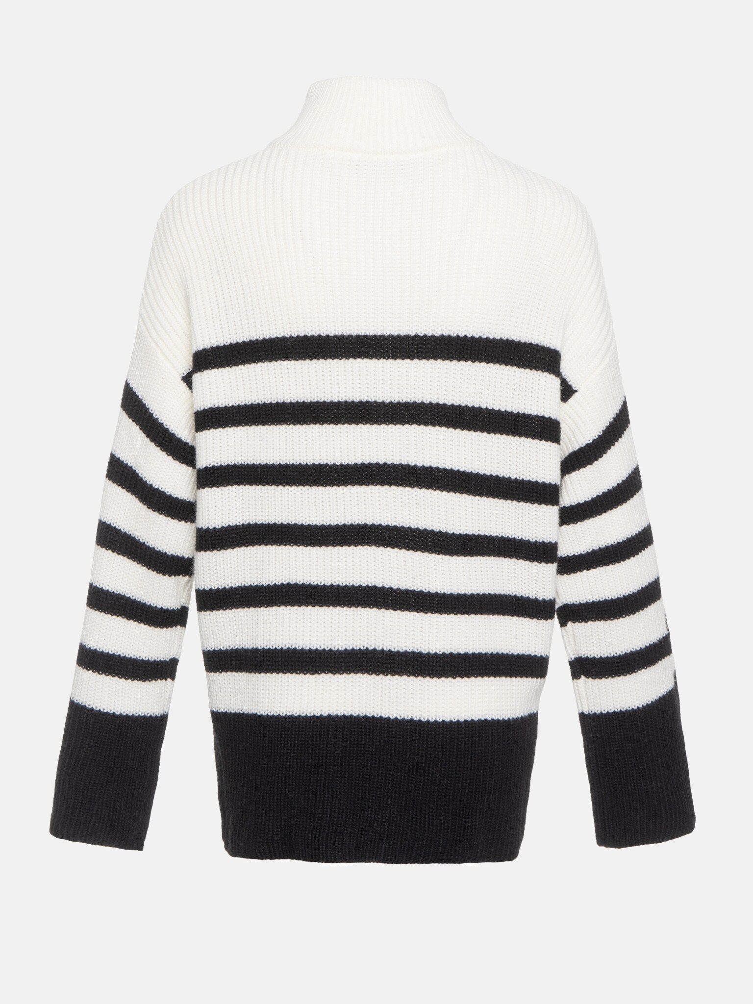 Свитер кроя оверсайз с молнией на воротнике