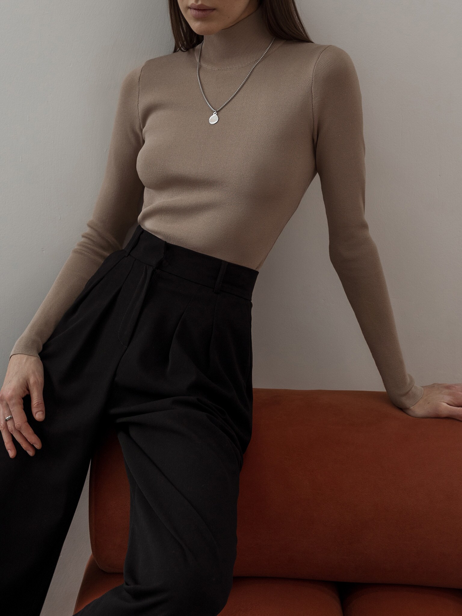 LICHI - Online fashion store :: Soft-jersey turtleneck sweater