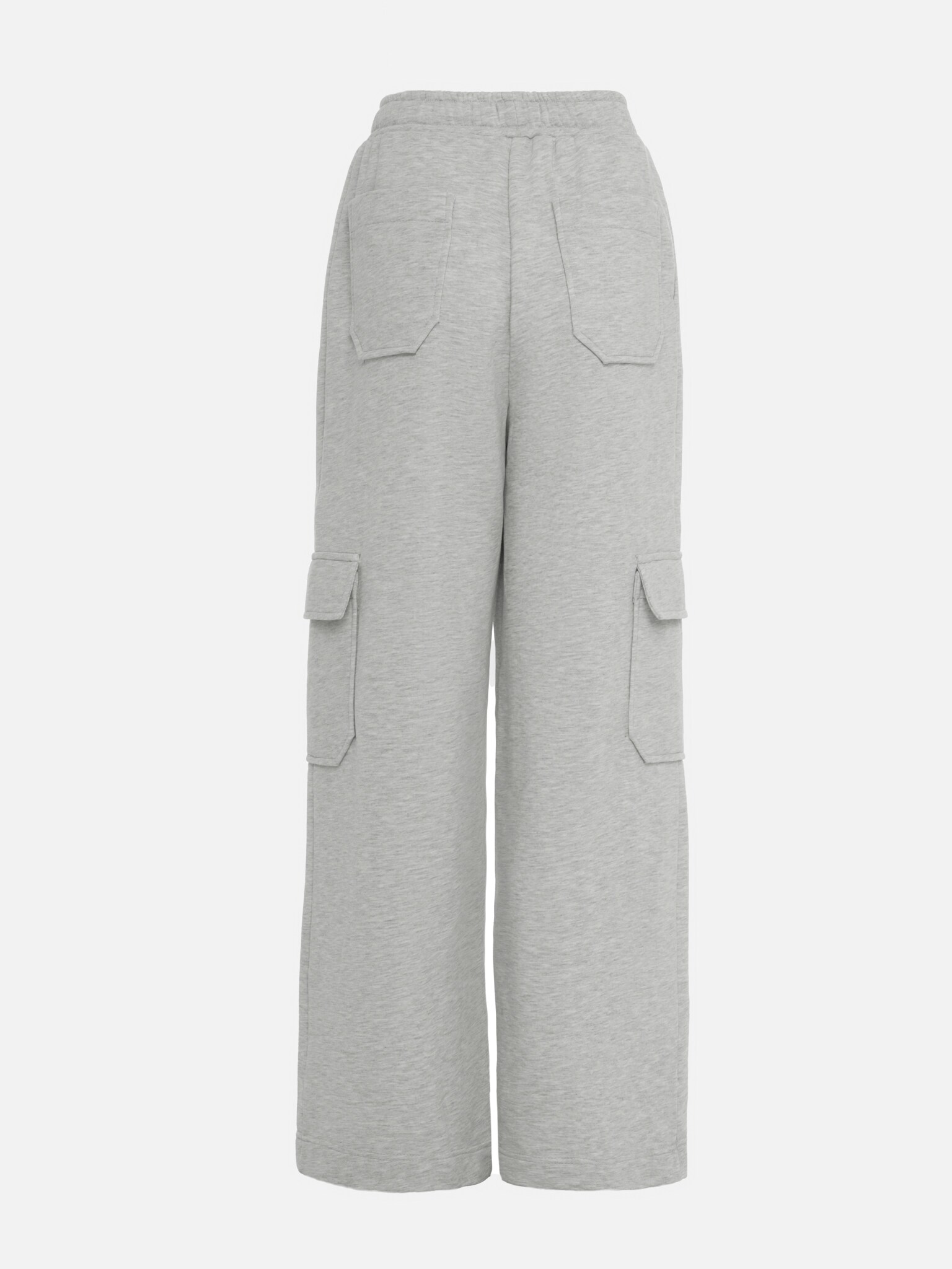 Free-fit knitted cargo trousers