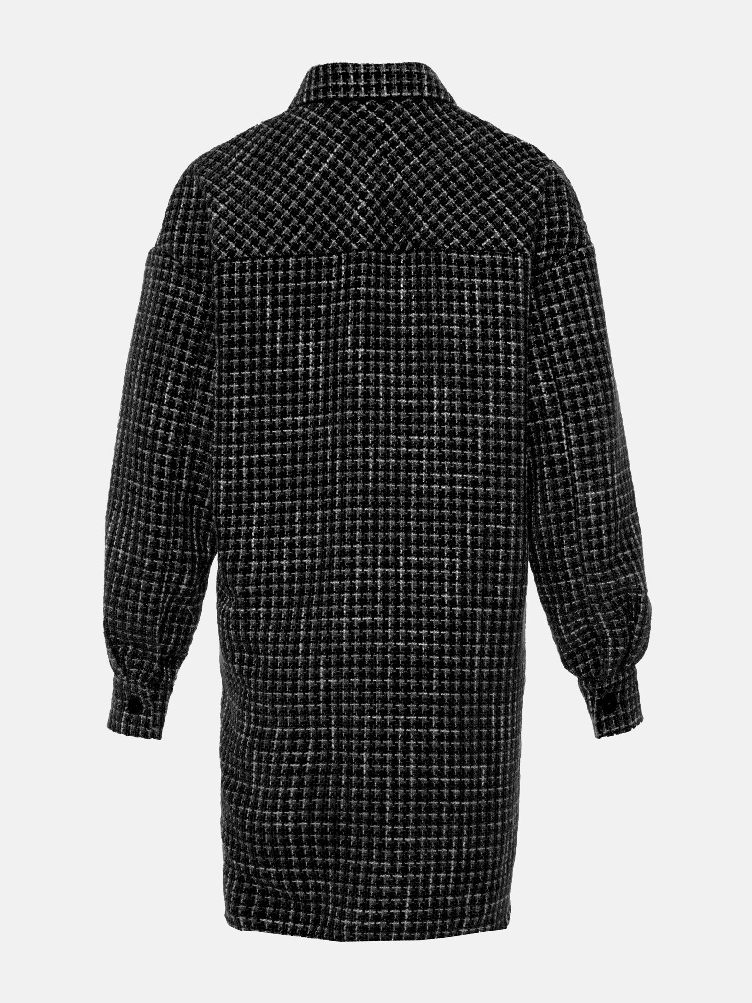 Oversized tweed shirt :: LICHI - Online fashion store