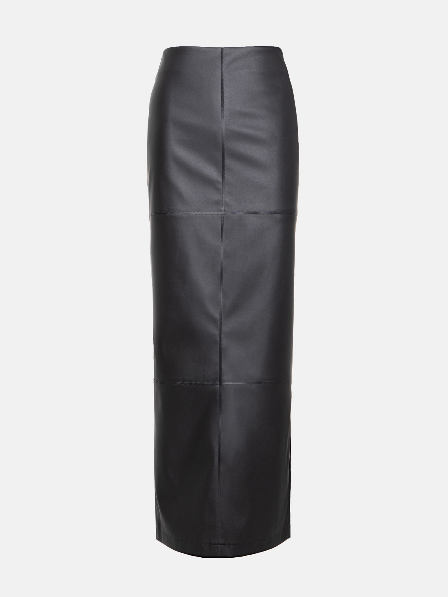 Vegan-leather maxi skirt :: LICHI - Online fashion store