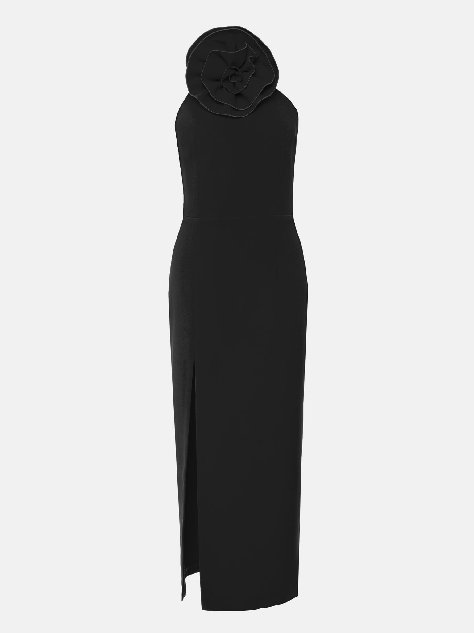 LICHI - Online fashion store :: Skinny-strap midi dress with flower brooch