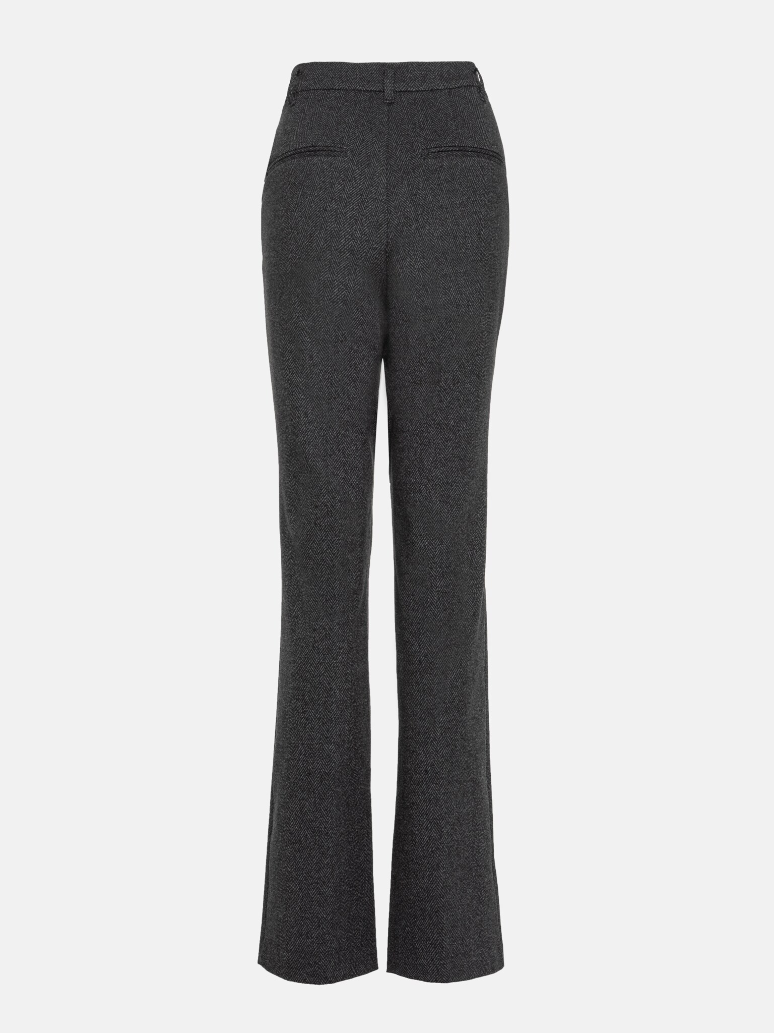 Straight-leg wool-blend pants :: LICHI - Online fashion store