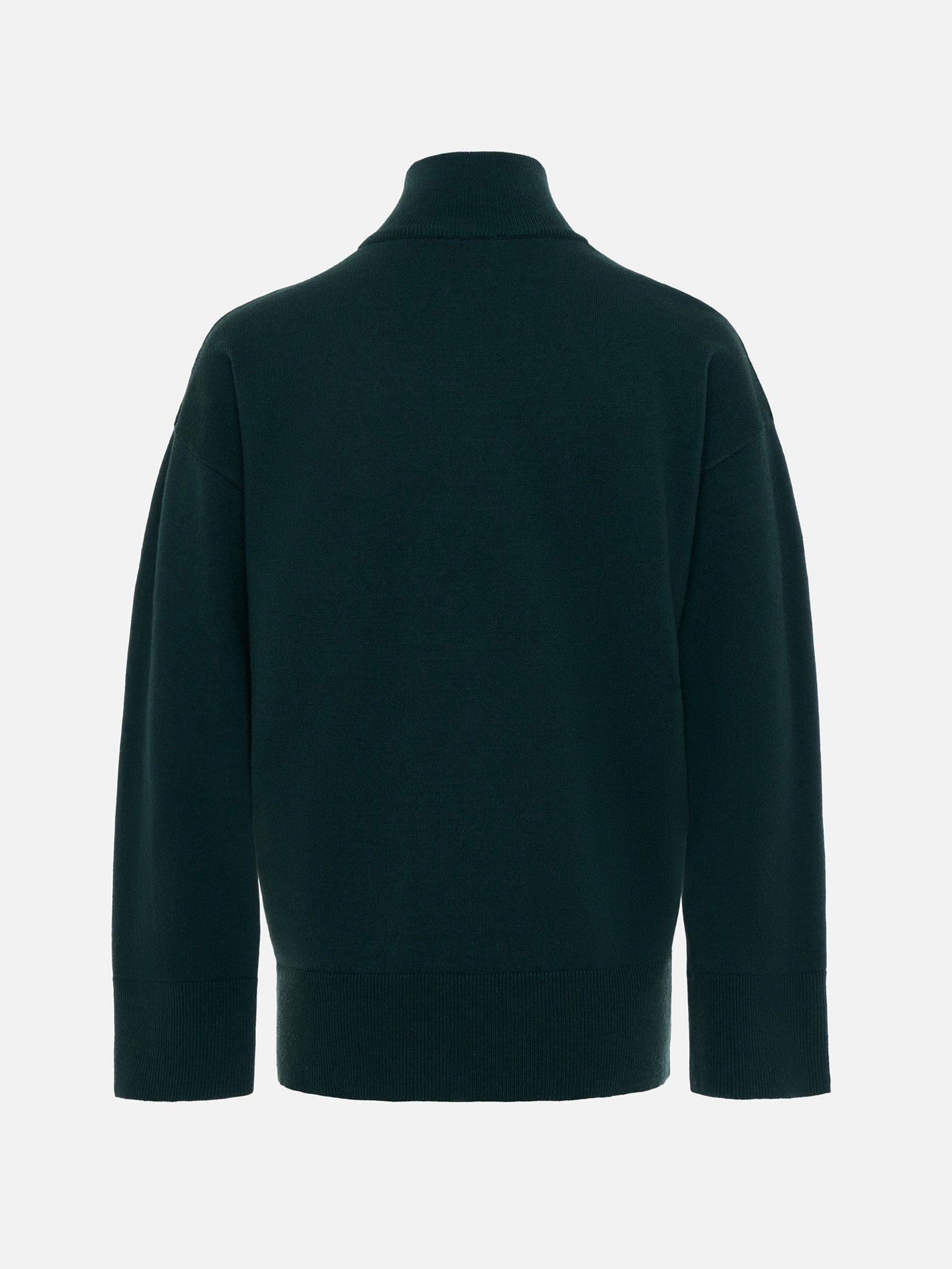 Zip-placket fine-knit sweater :: LICHI - Online fashion store